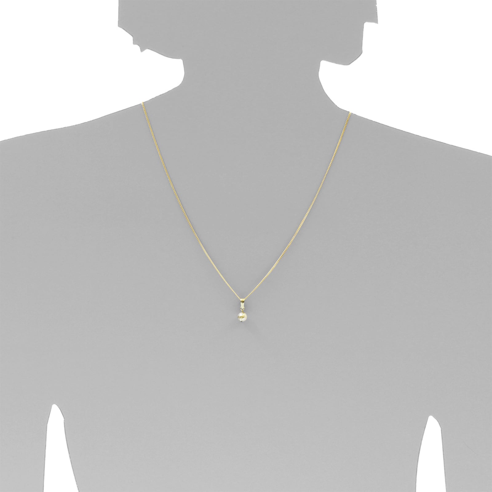 OSTSEE-SCHMUCK Kettenanhänger »- Iris - Gold 333/000 - Zuchtperle«