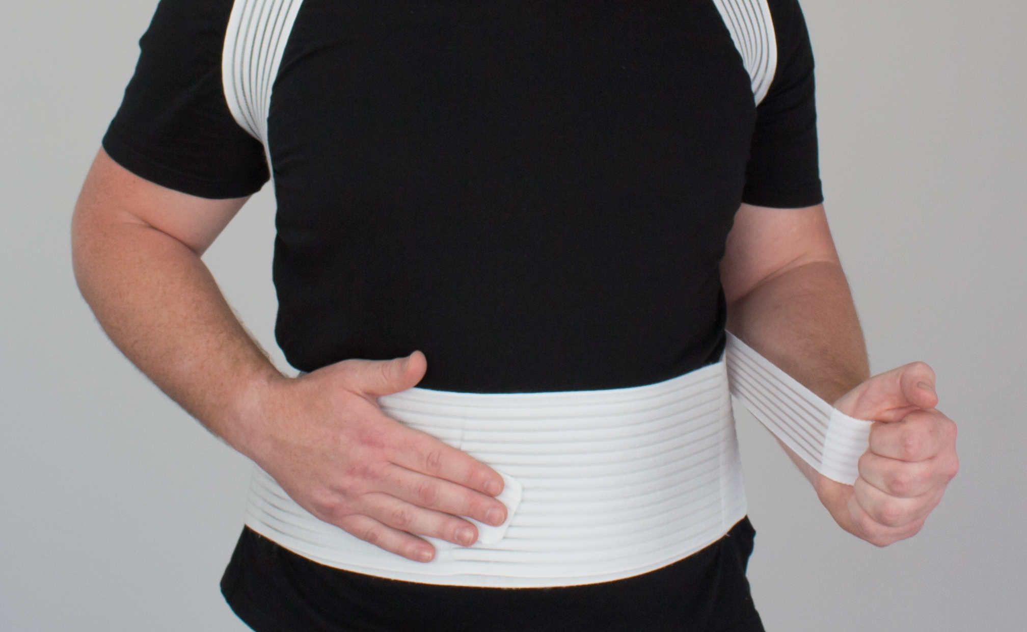 Hydas Bauch- und Rückenstützgürtel »Geradehalter mit Stützgürtel«, extra weit geschnittene Form für Damen und Herren mit kräftiger Figur