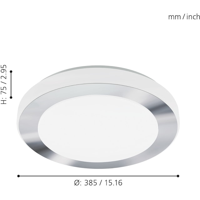 EGLO LED Wand-Deckenleuchte »LED CARPI«, LED tauschbar online kaufen | mit  3 Jahren XXL Garantie