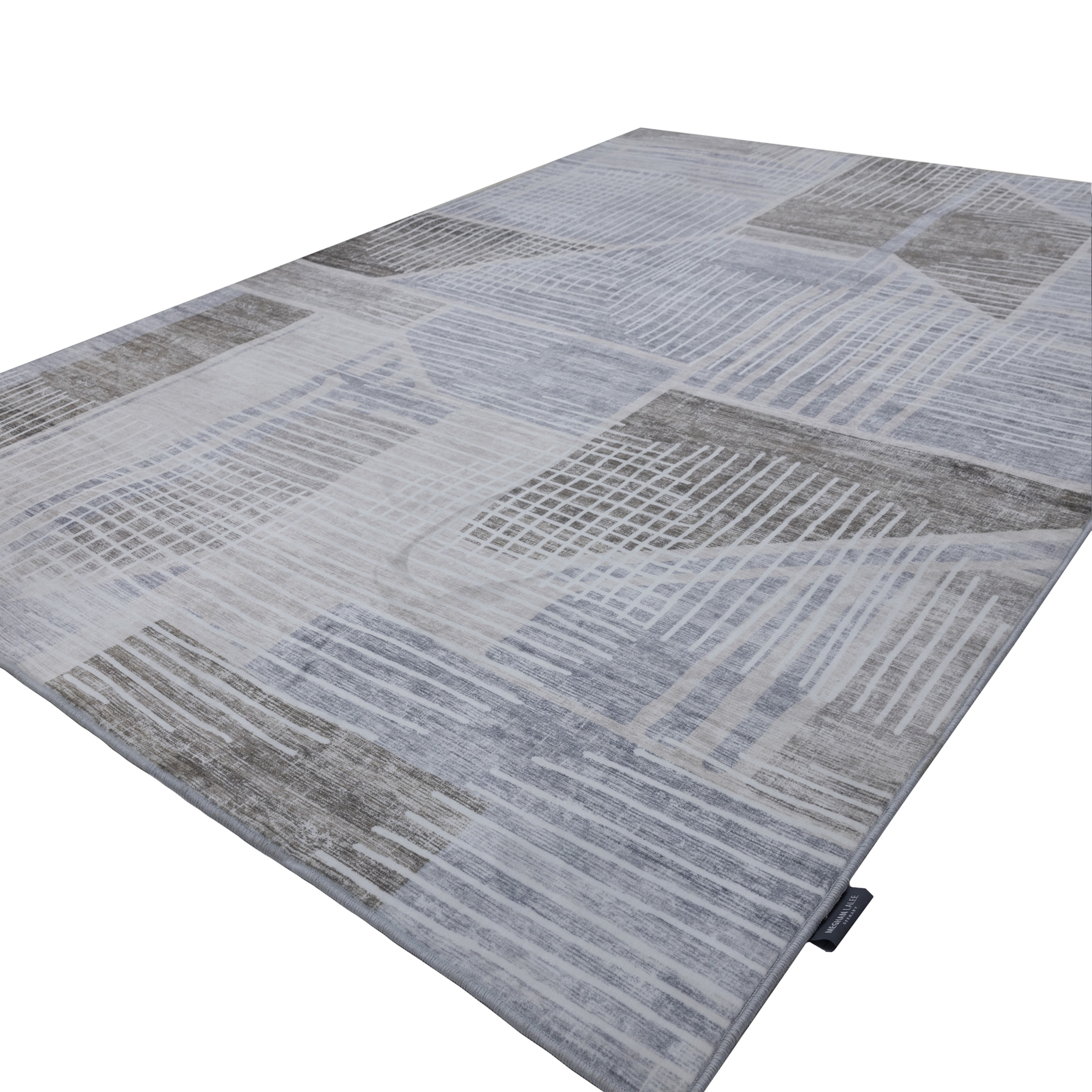 Kayoom Teppich »Visionary 129« rechteckig 8 mm Höhe Kurzflor, Vintage, Patchwork Muster, Modernes Muster