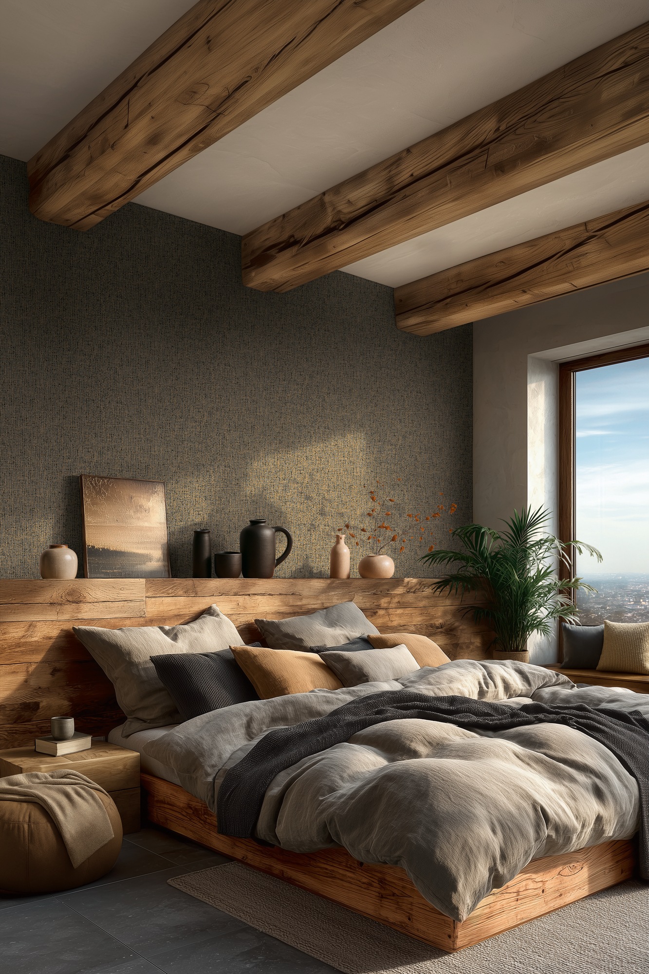 living walls Vliestapete »Vibes & Styles Jan – Stud!o Sense & Surface Vliestapete« Flechtoptik leicht strukturiert Natürliche Flechtoptik mit feiner Struktur und dezentem Glanzeffekt