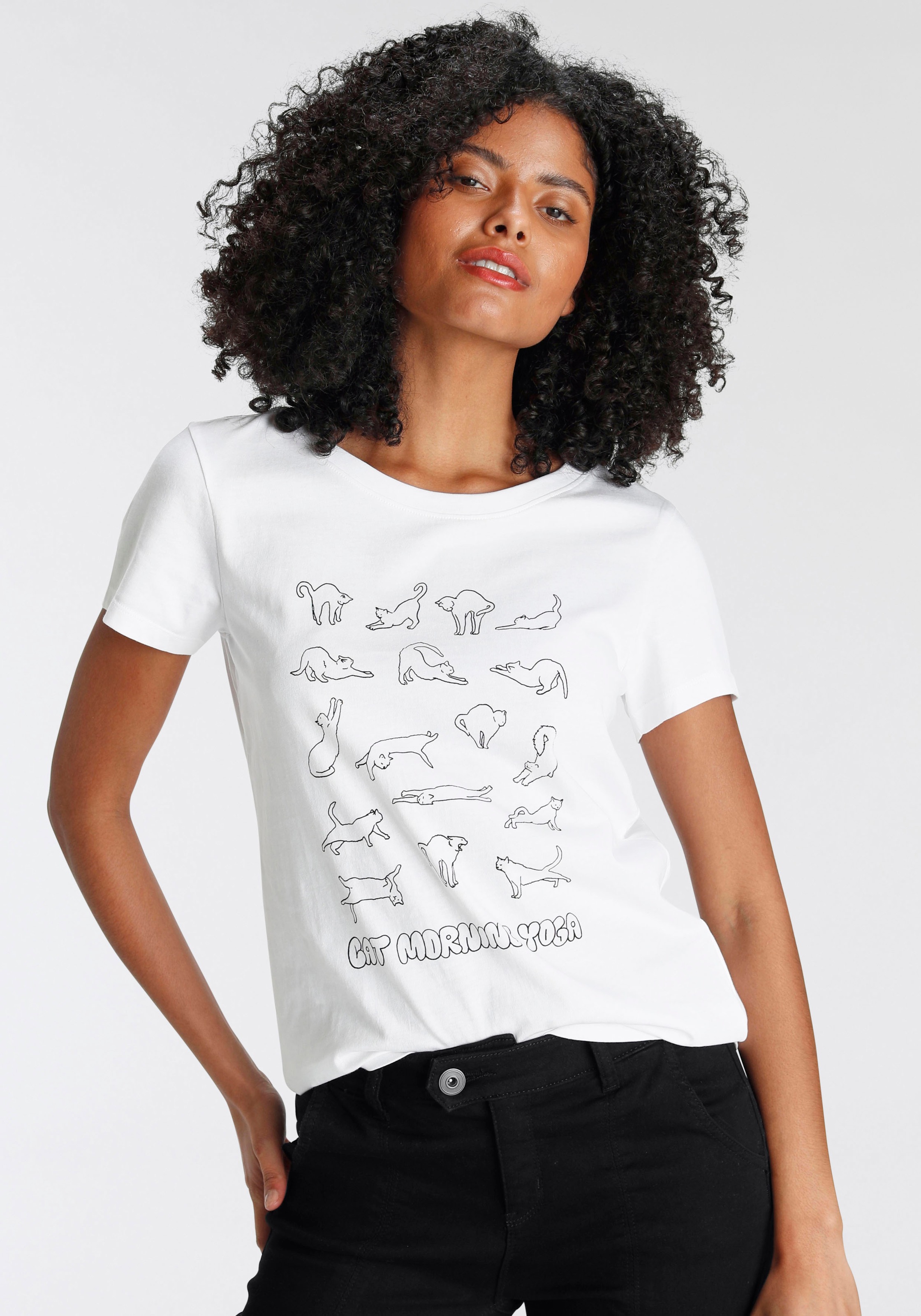 AJC Print-Shirt, in verschiedenen ♕ bei modischen Designs