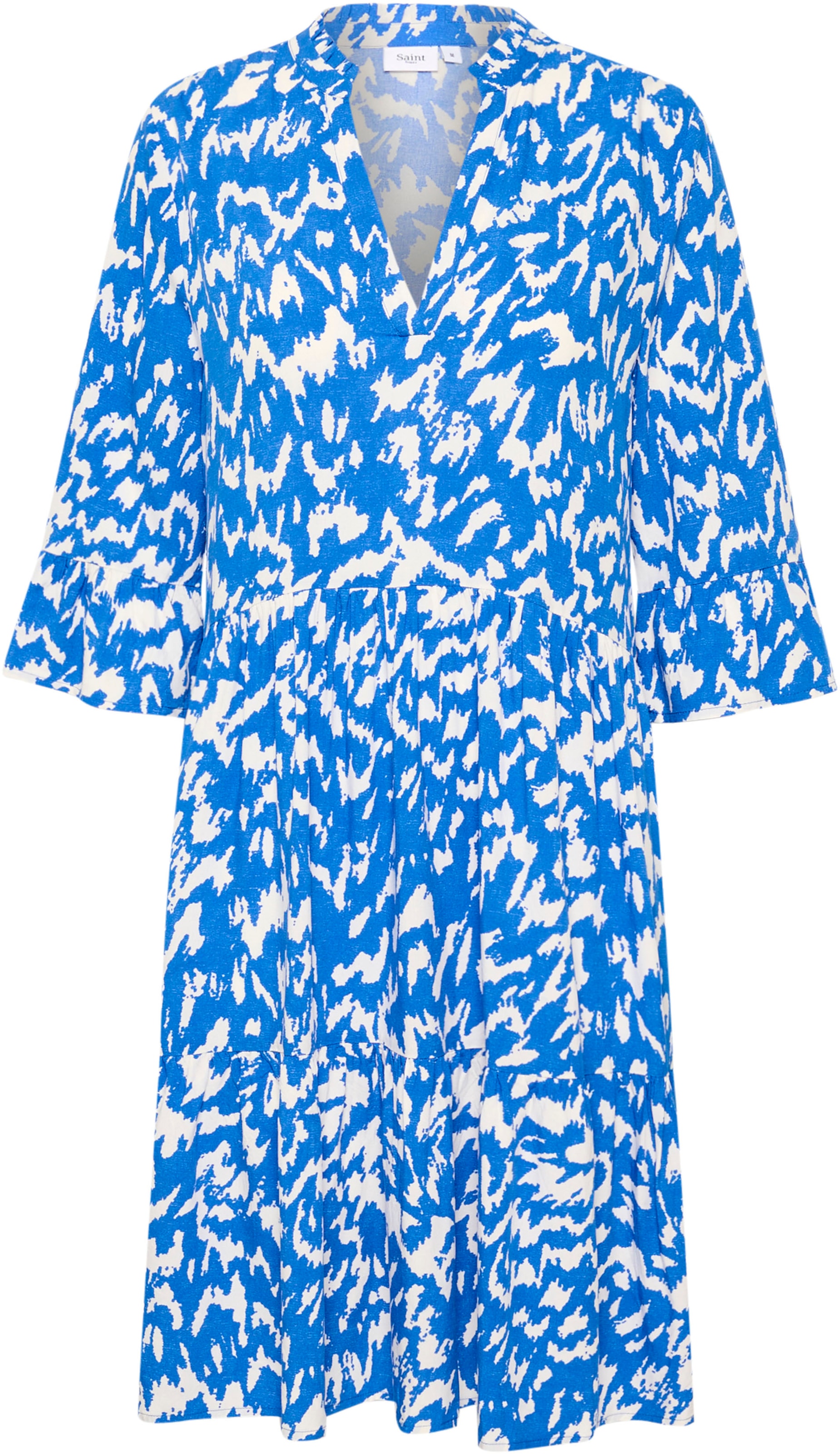 Saint Tropez Sommerkleid »EdaSZ Dress«, mit Volant und 3/4 Ärmel