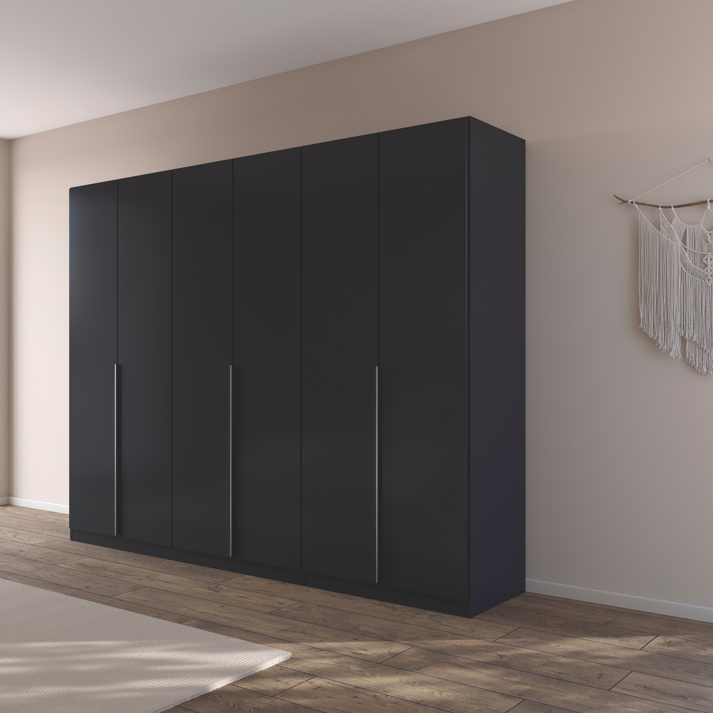 rauch Drehtürenschrank »Kleiderschrank Schrank Garderobe AGORDO TOPSELLER Schlafzimmer«, (in zwei Griff-Farben mit Dekor- oder Hochglanzfront), durchdachte Innenausstattung, in 6 Breiten und 2 Höhen MADE IN GERMANY