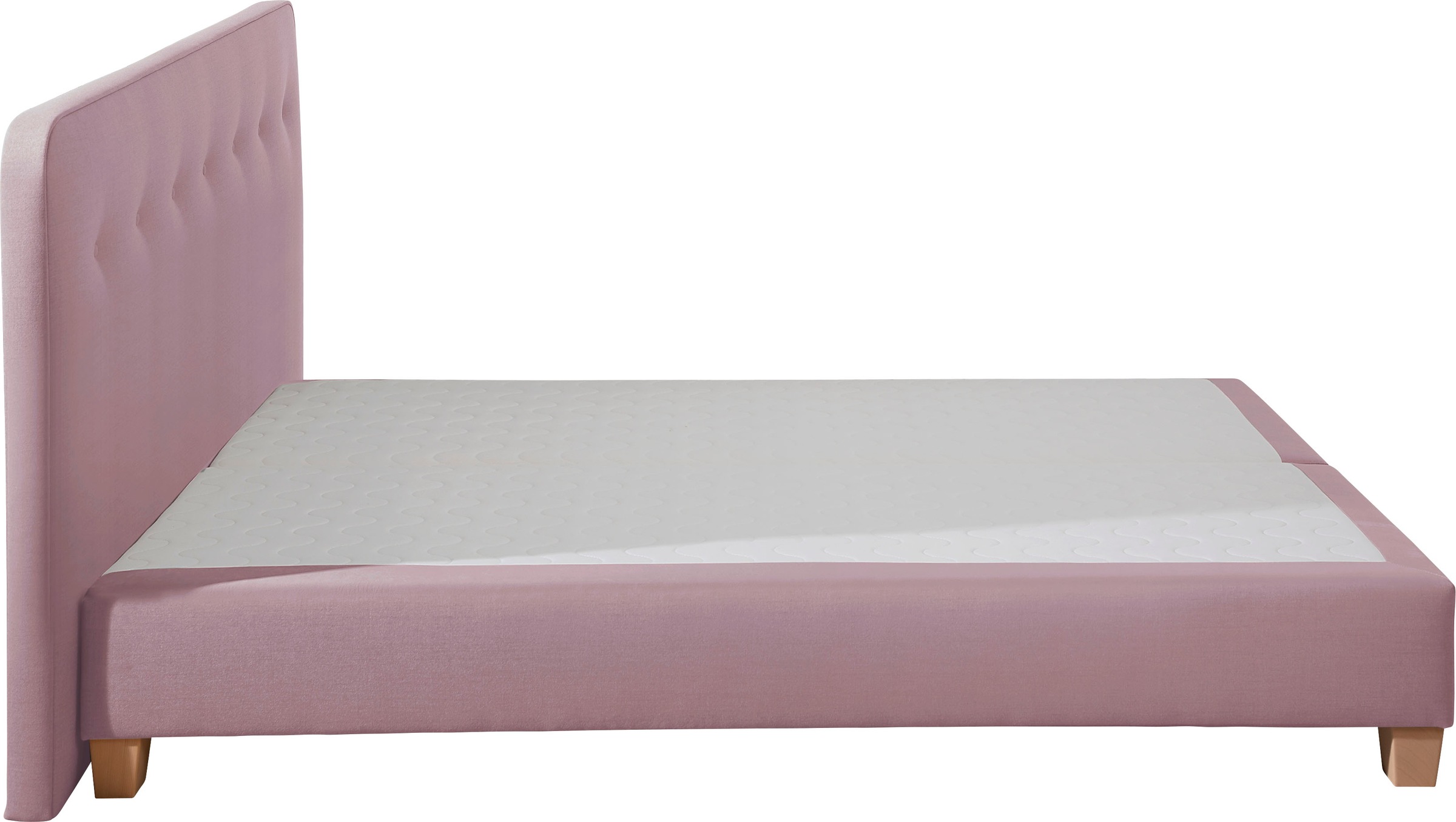 Home affaire Boxspringbett »Fargo«, inkl. Topper, in 3 Matratzenarten, in Samt- oder Strukturstoff