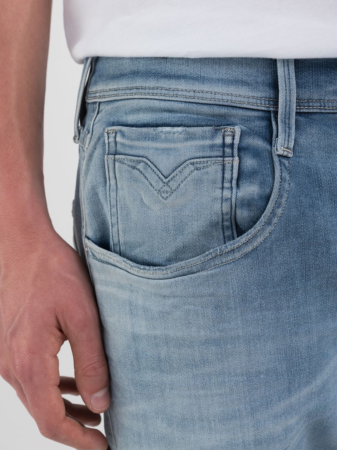 Replay Slim-fit-Jeans »ANBASS HYPERFLEX BIO« mit Stretch-Anteil