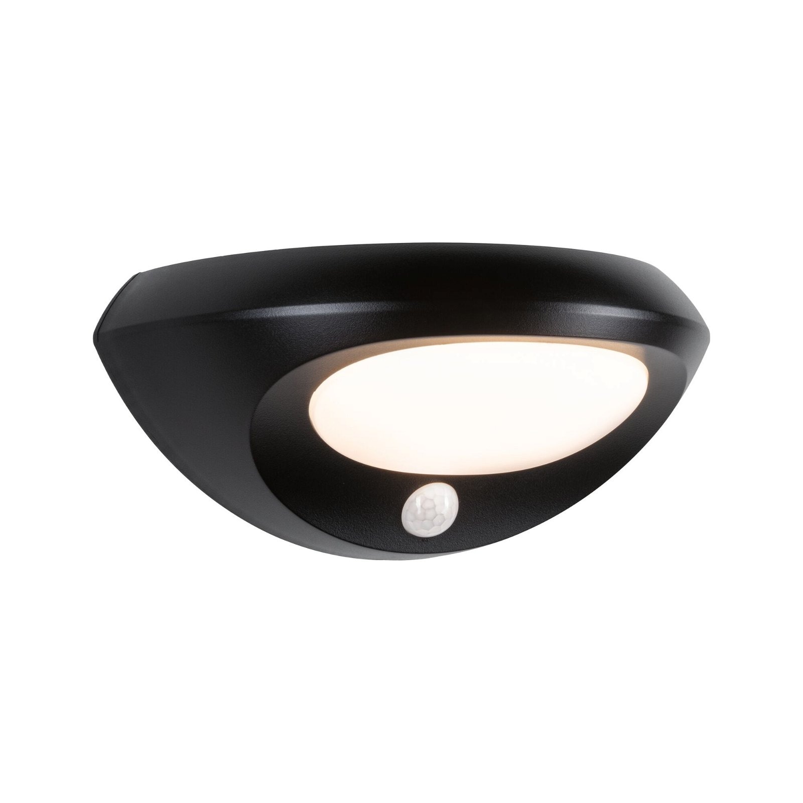 Paulmann, LED Außen-Wandleuchte »Solar Sorova IP44 230x125mm 3000K 3, 5W 220lm Anthrazit Kunststoff« 1 Stk. Warmweiß Bewegungsmelder, anthrazit, 1, 