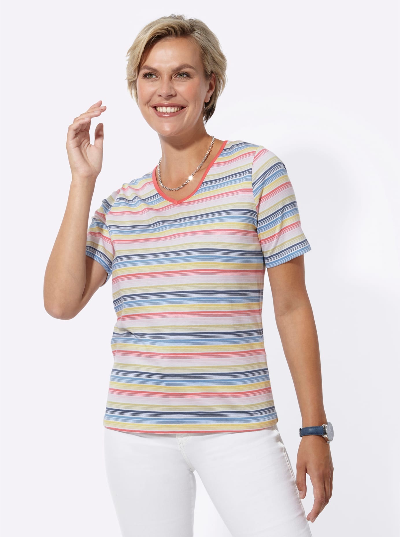 Classic Basics V-Shirt »Shirt«, (1 tlg.)