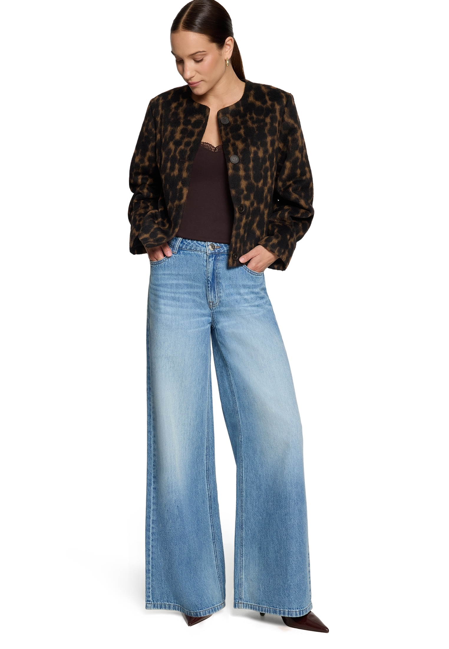 Zero Jackenblazer »Casual-Blazer mit Jacquard«