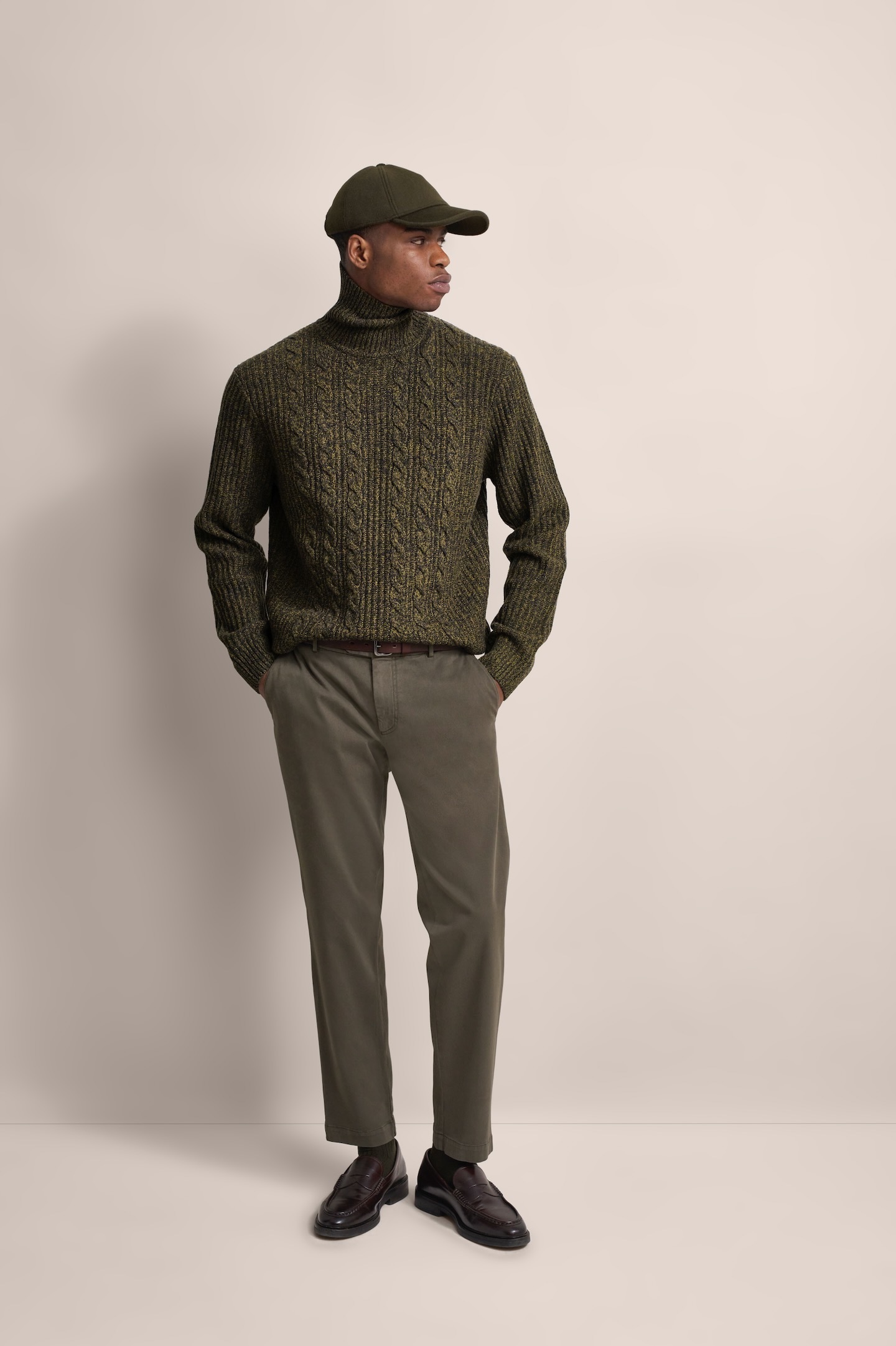 bugatti Rollkragenpullover, mit Rollkragen