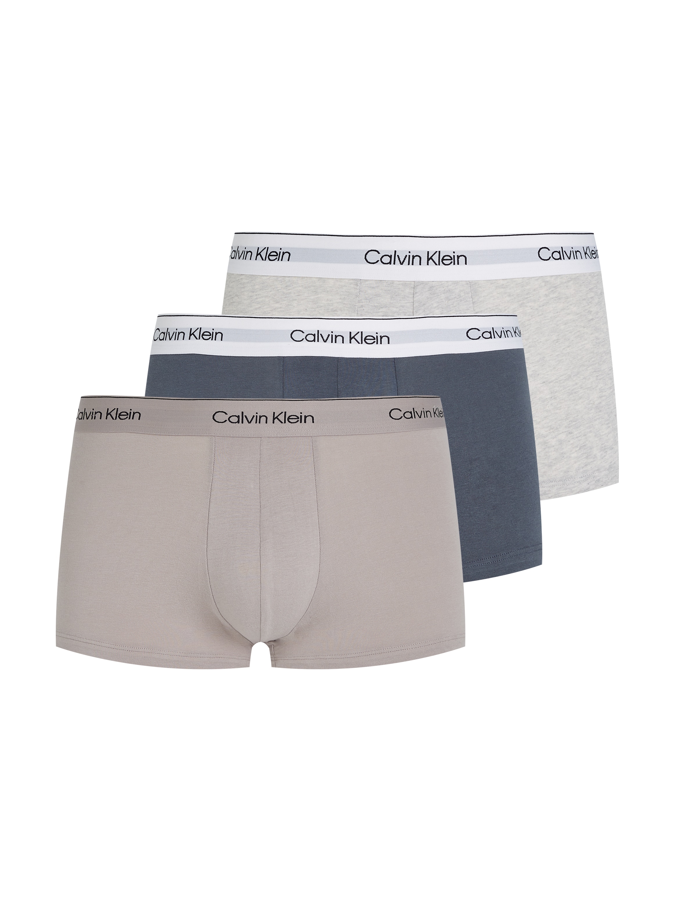 Calvin Klein Underwear Trunk »LOW RISE TRUNK 3PK«, (Packung, 3er-Pack), mit Logo-Elastikbund (3 Stück)
