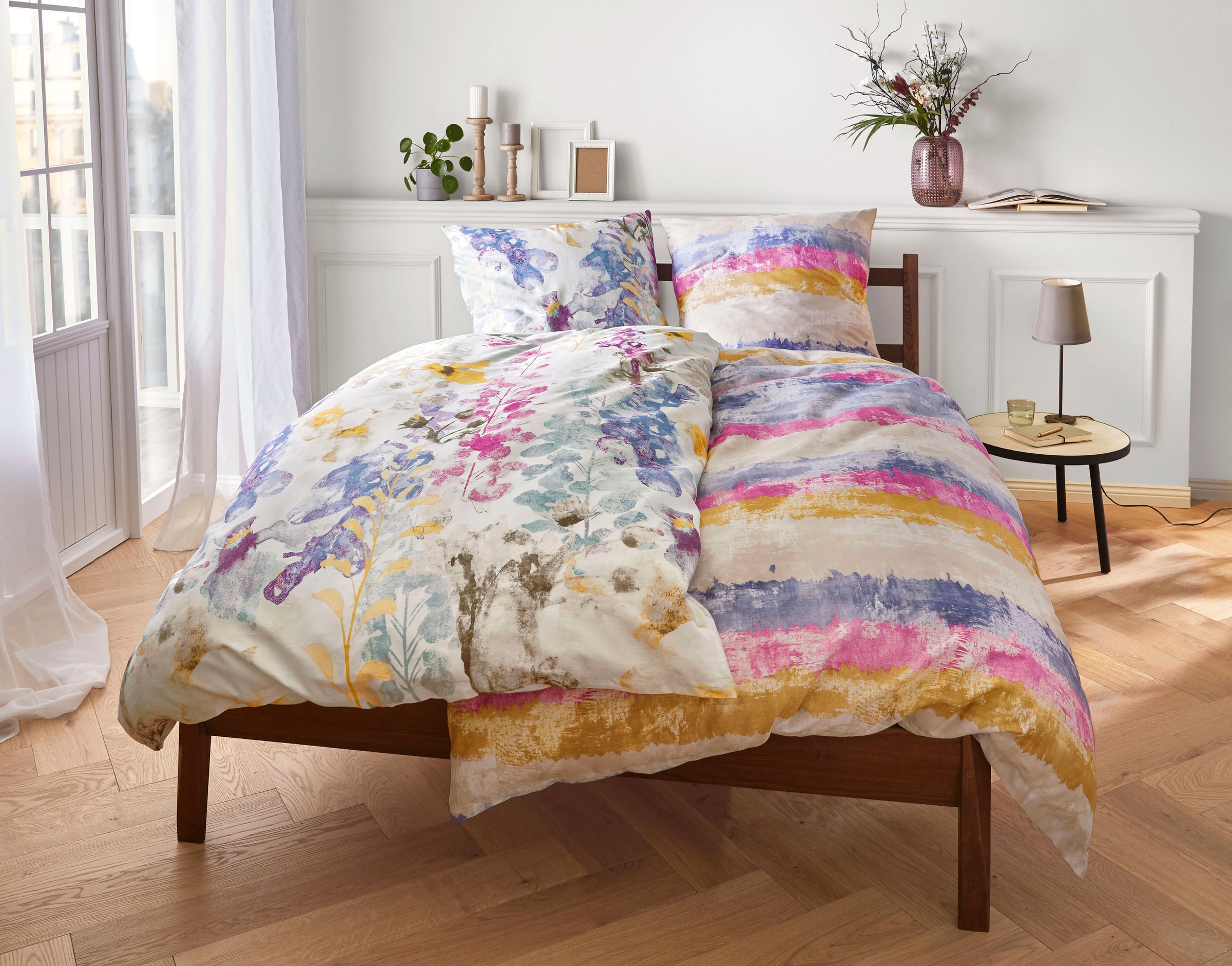 Kleine Wolke Bettwäsche »Alcea«, mit floralem Print