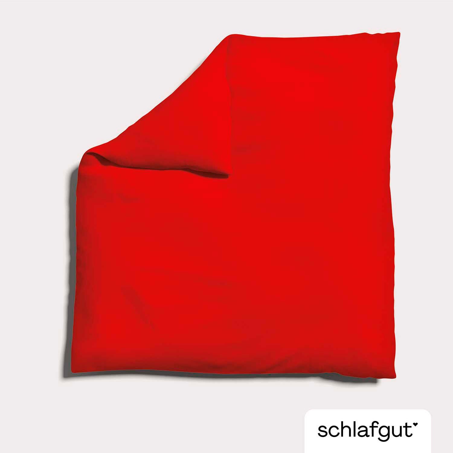 Schlafgut Bettbezug »Premium Bettbezug Knitted Jersey (1 St)« Ton-in-Ton Reißverschluss, Bio-Baumwolle mit Elasthan, Uni, OEKO Tex