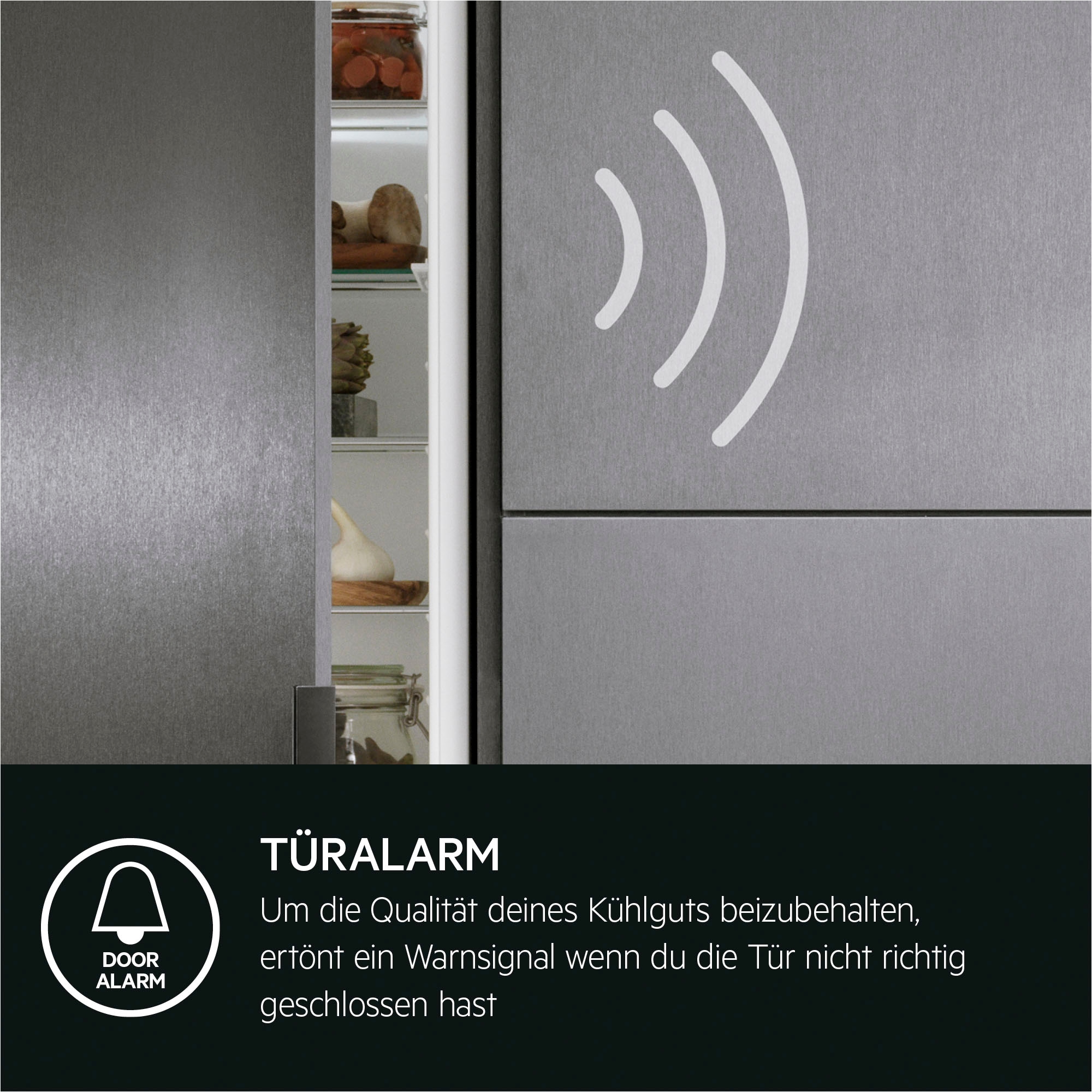 AEG Einbaukühlschrank Serie 5000 »TSF5O88EF«, 118 L, variable Glasablagen bis zu 25 kg belastbar, Touch, Festtür