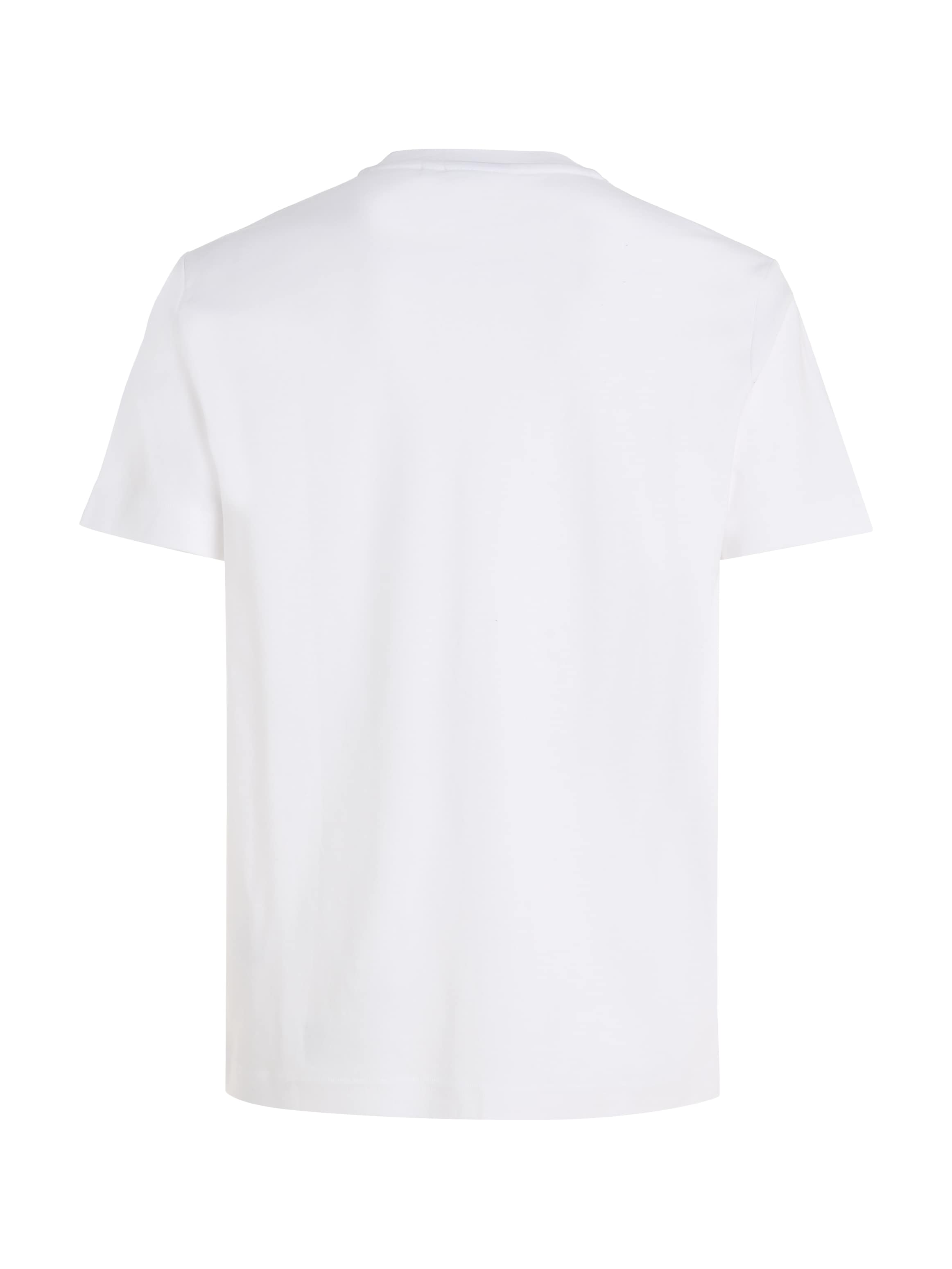 Calvin Klein T-Shirt »Micro Logo«, aus dickem Winterjersey, mit Logoprint