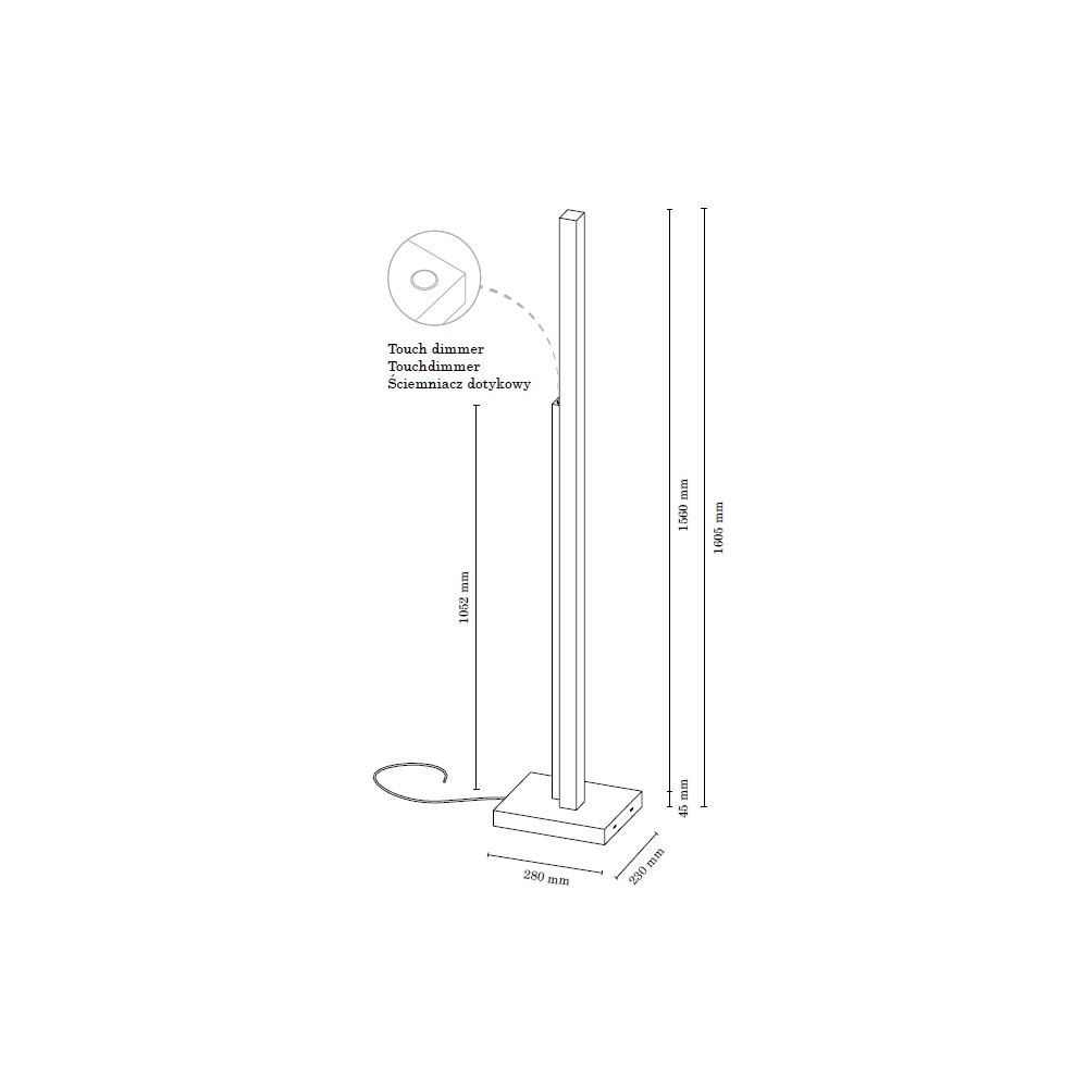 SPOT Light Stehlampe »SOHO«, 2 flammig-flammig, integriertes 24V-LED-Modul,  mit Touch Dimmer, aus edlem Eichenholz online kaufen | mit 3 Jahren XXL  Garantie