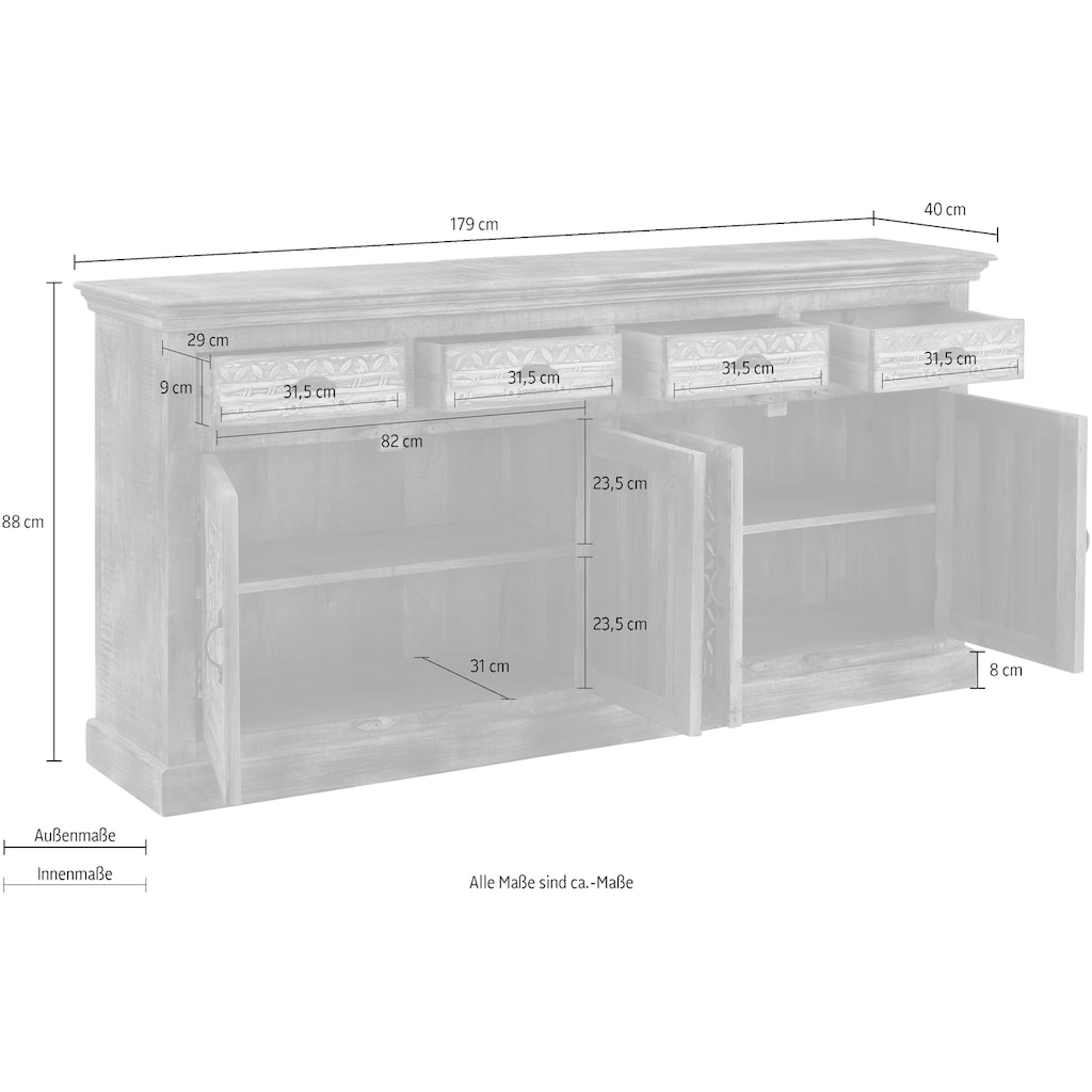 Home affaire Sideboard »Maneesh«