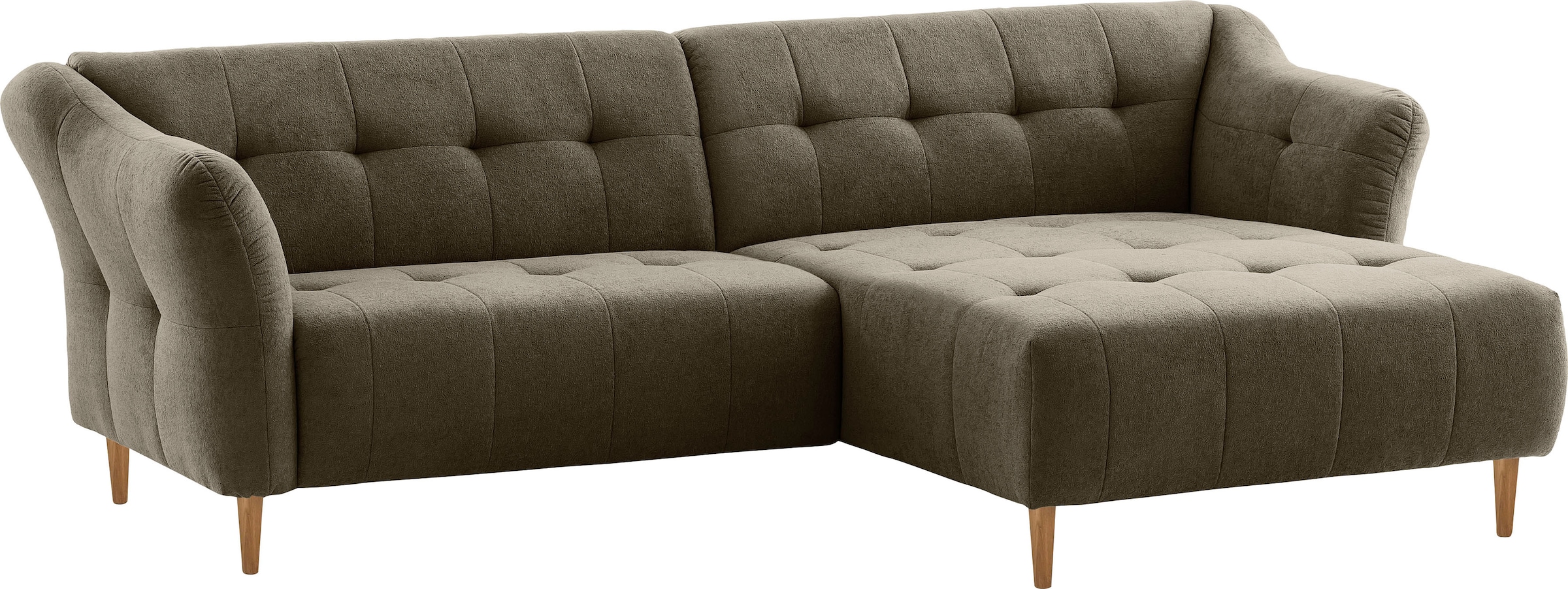 exxpo - sofa im stellbar Ecksofa fashion »Soraya«, frei mit Raum auf Holzfüßen, Raten kaufen