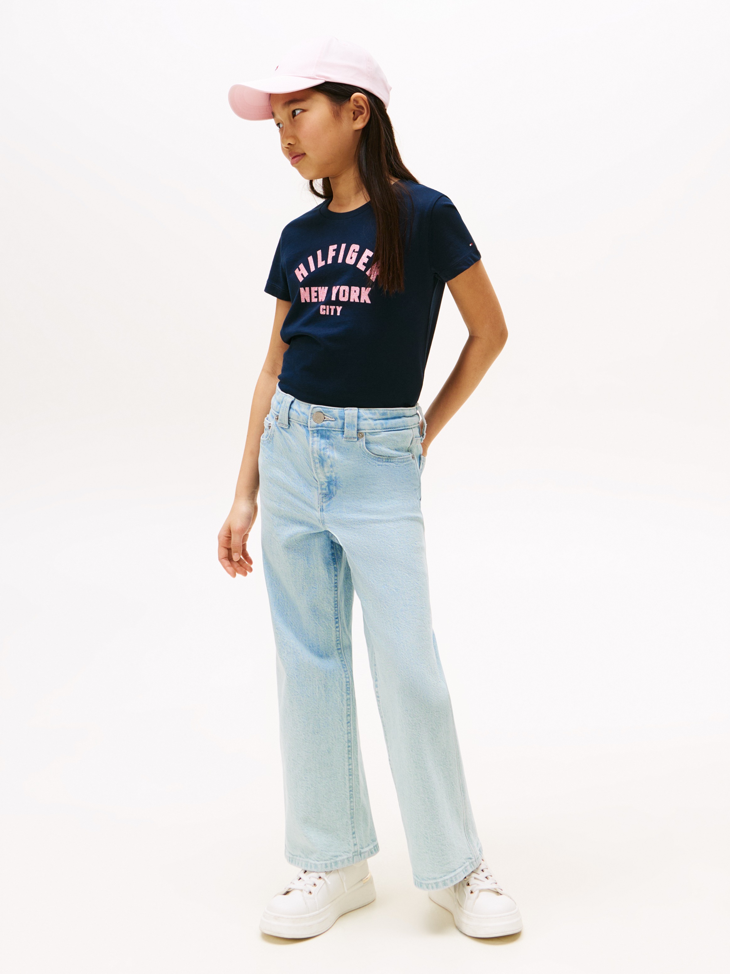 Tommy Hilfiger T-Shirt »HILFIGER GRAPHIC T-SHIRT« für Kinder bis 16 Jahre, mit großem Druck