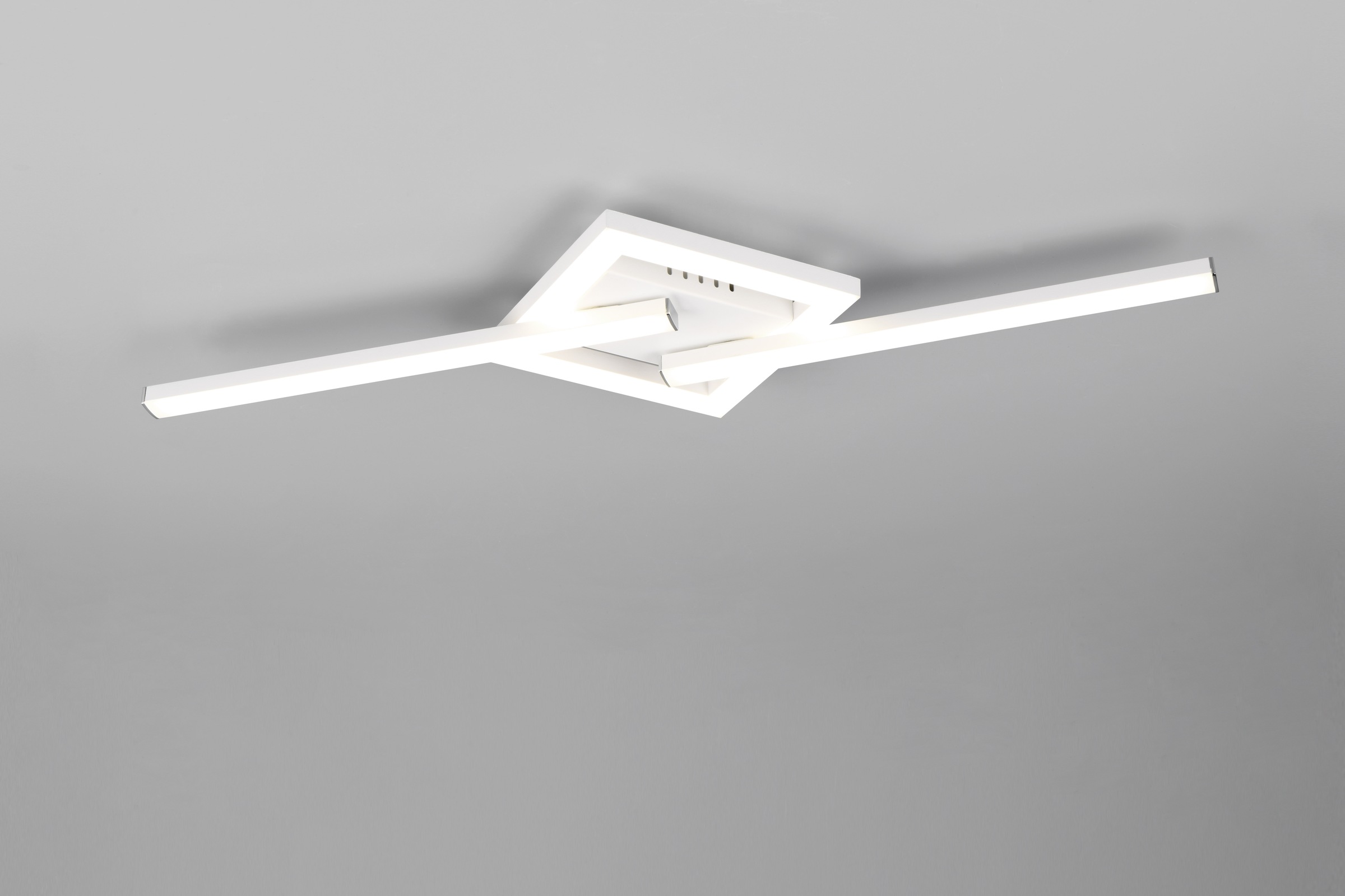 my home LED Deckenleuchte »DAVINIA, als Deckenlampe oder Wandlampe mögl, LED Stäbe schwenkbar«, 1 flammig, Leuchtmittel LED-Board | LED fest integriert, neutral 4000K 1950 Lumen 54x16 cm beweglich Flurlampe Wohnzimmerlampe