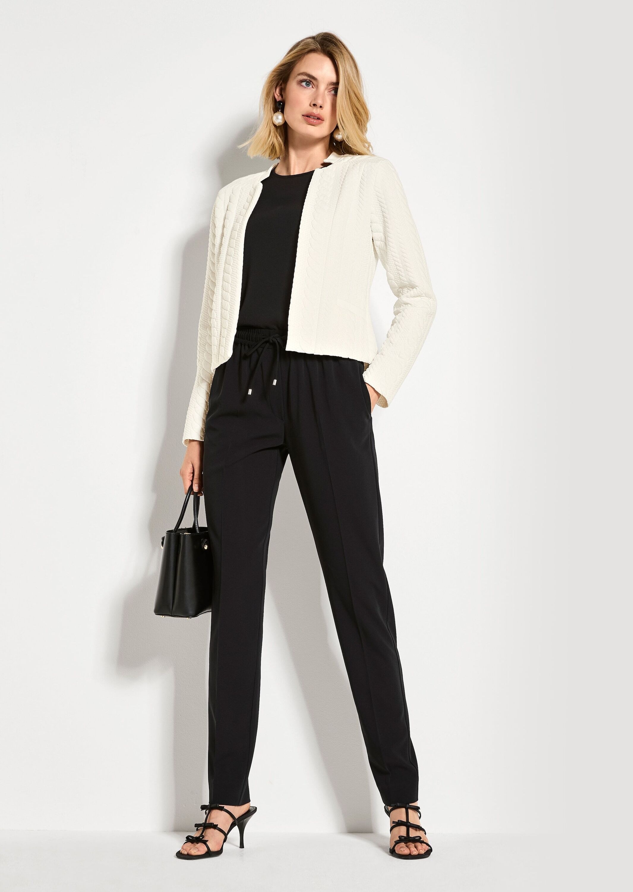 MADELEINE Jackenblazer »Blazer Langarm Jerseyblazer mit Stehkragen«