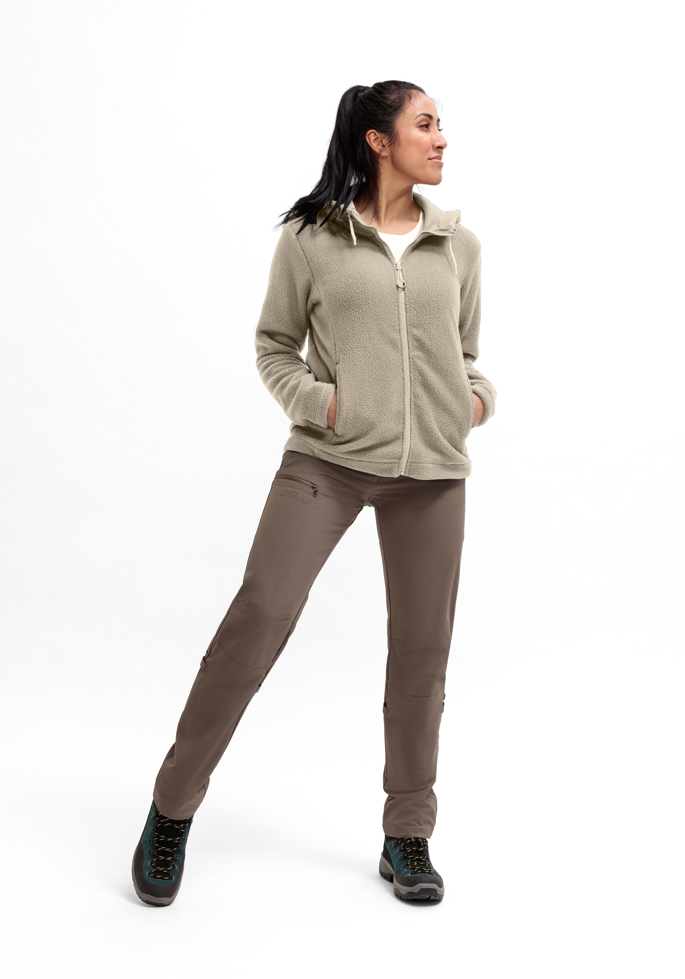 Maier Sports Fleecejacke »Racka W«, Damen Fleece, funktioneller Midlayer, Full-Zip