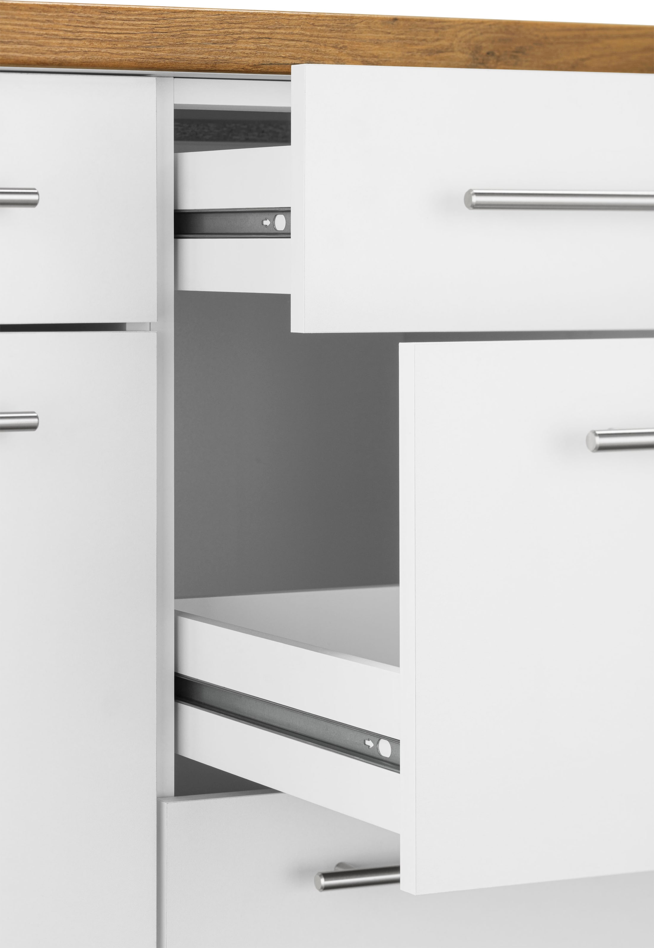 wiho Küchen kaufen E-Geräten, »Unna«, 220 x Raten cm mit 170 Winkelküche auf Stellbreite