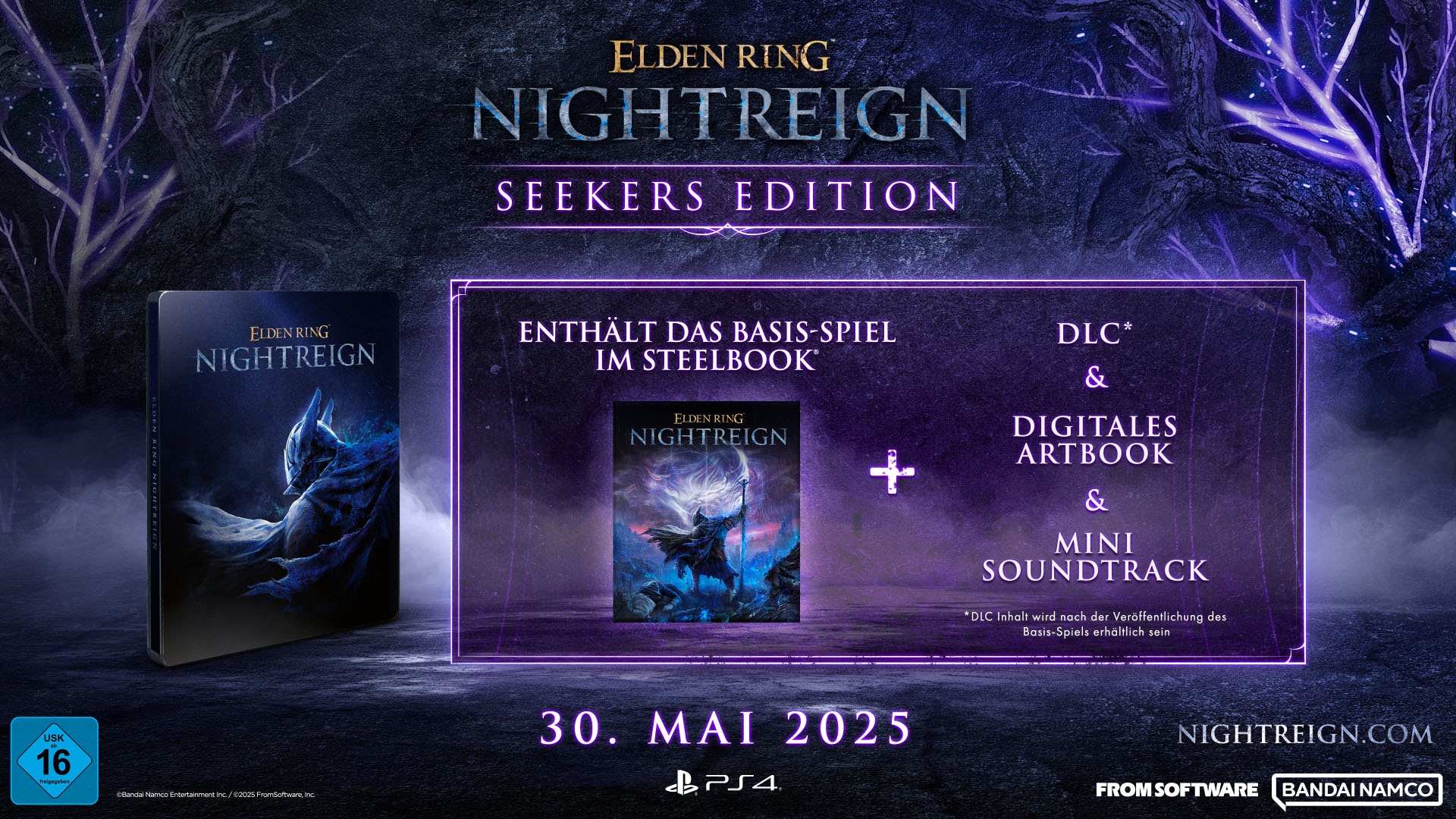 BANDAI NAMCO Spielesoftware »Elden Ring Nightreign Seekers Edition«, PlayStation 4