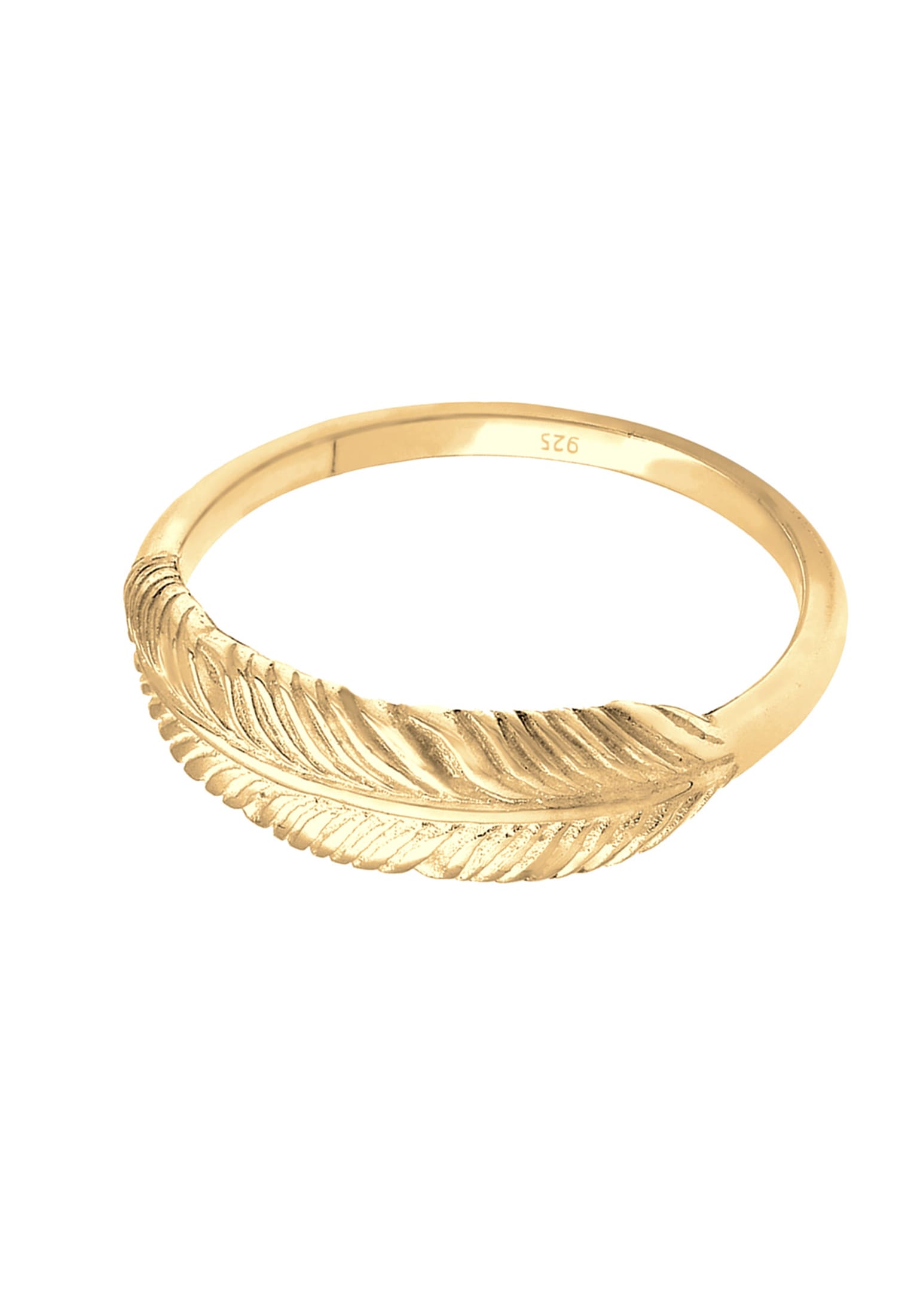 Elli Silberring »Ring Silberring Feder 925 Sterling Silber«