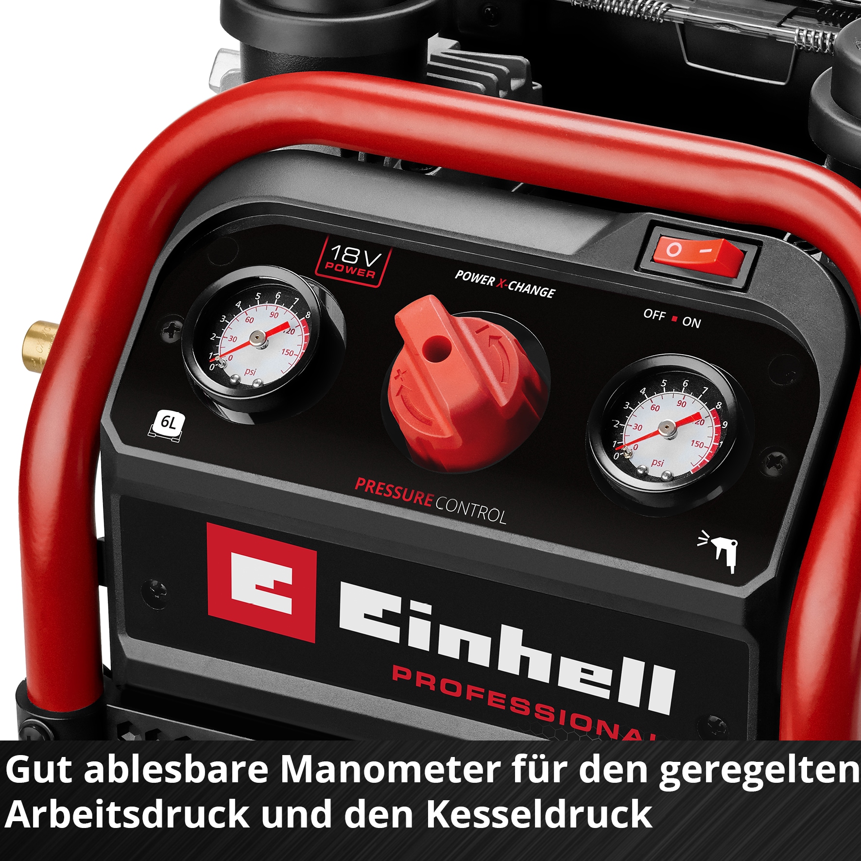 Einhell Kompressor »SILENZZO 18/160«, ohne Akku und Ladegerät