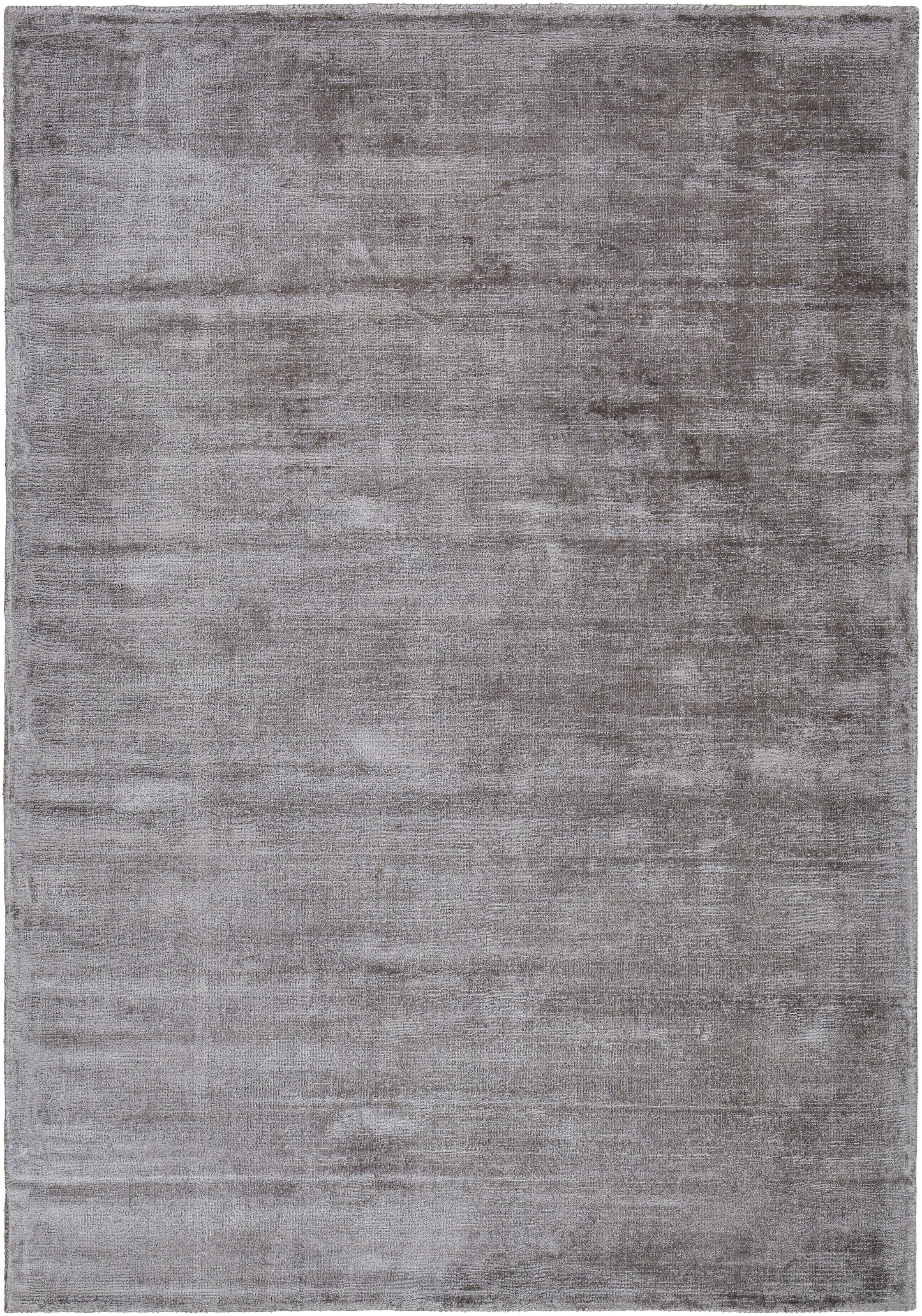 TOM TAILOR HOME Teppich »Shine uni«, rechteckig, 8 mm Höhe, Handweb Teppich, 100% Viskose, handgewebt, mit elegantem Schimmer