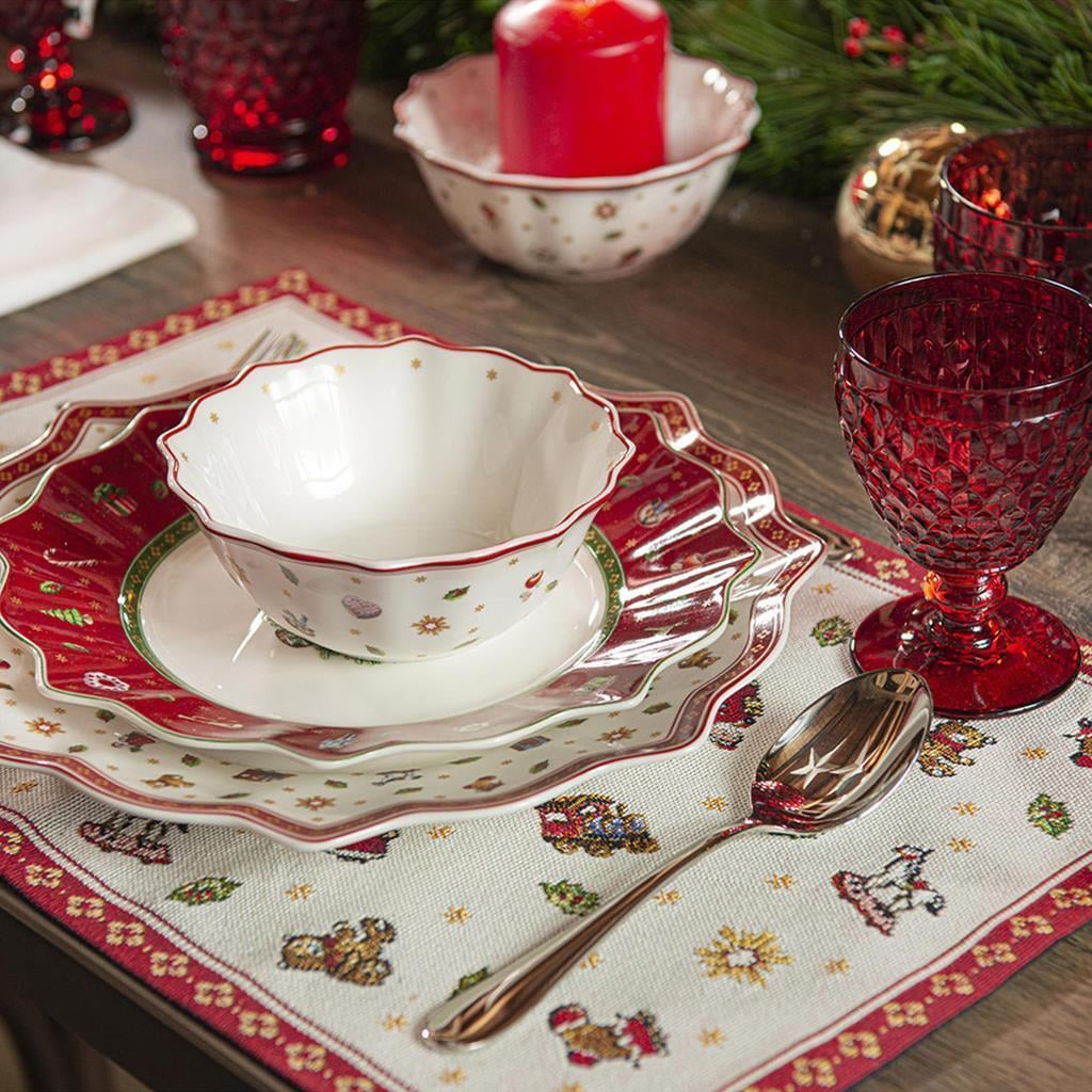 Villeroy & Boch Geschirr-Set »Frühstücks-Set Toy's Delight 6er Set rot« Handwäsche wird empfohlen