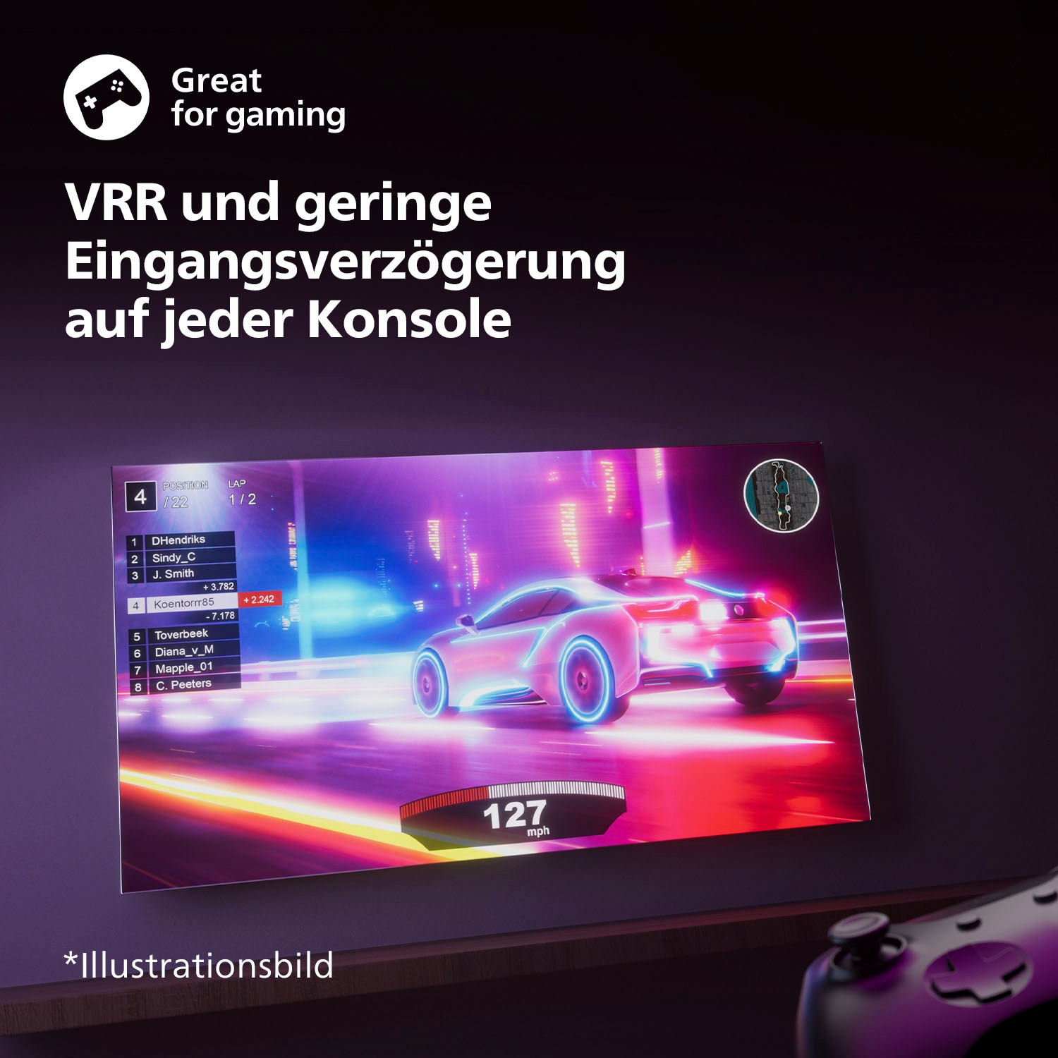 Philips LED-Fernseher, 164 cm/65 Zoll, 4K Ultra HD, Smart-TV