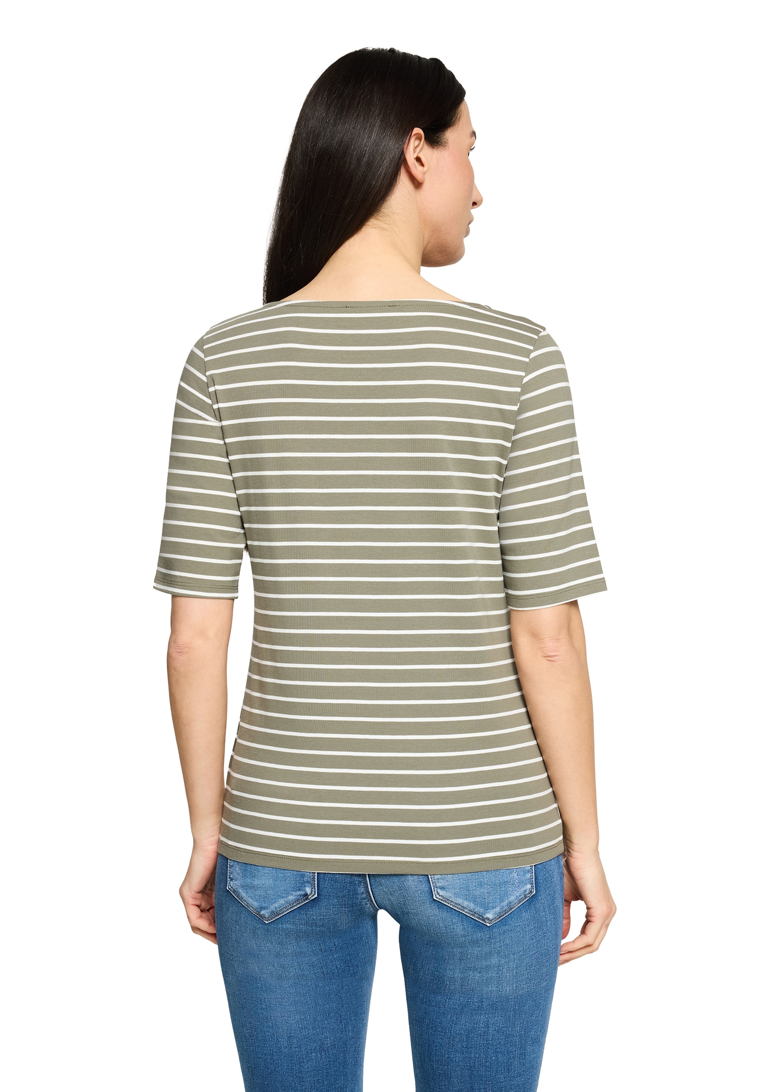 Betty Barclay 3/4-Arm-Shirt »Ringelshirt mit U-Boot-Ausschnitt«