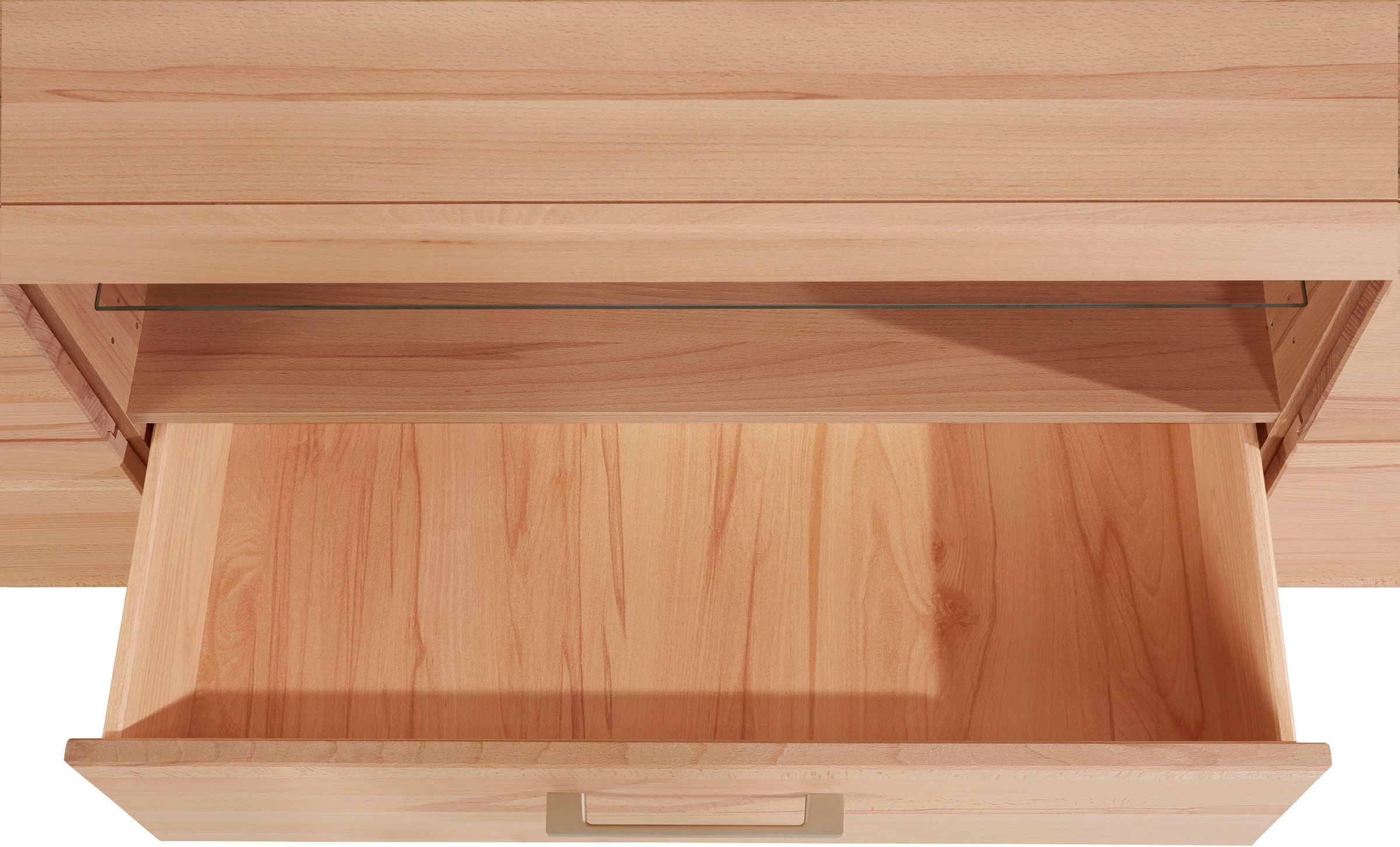 VOGL Möbelfabrik Lowboard »1237«, Massivholzfront, Breite ca. 171 cm, mit  Softclose Funktion auf Raten kaufen