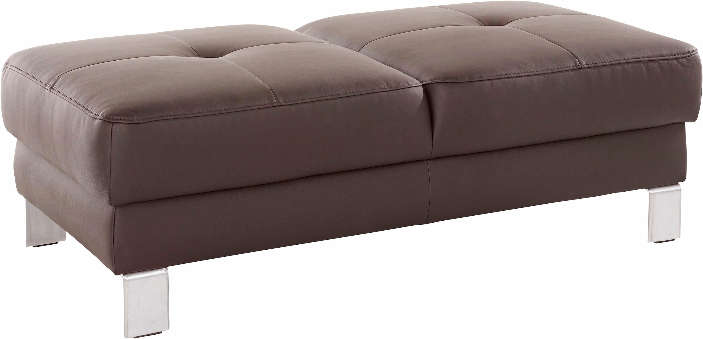 exxpo - sofa fashion Hocker »Mantua, Bankhocker mit tollen Verarbeitungsdetails, bequem«, zeitlos und elegant