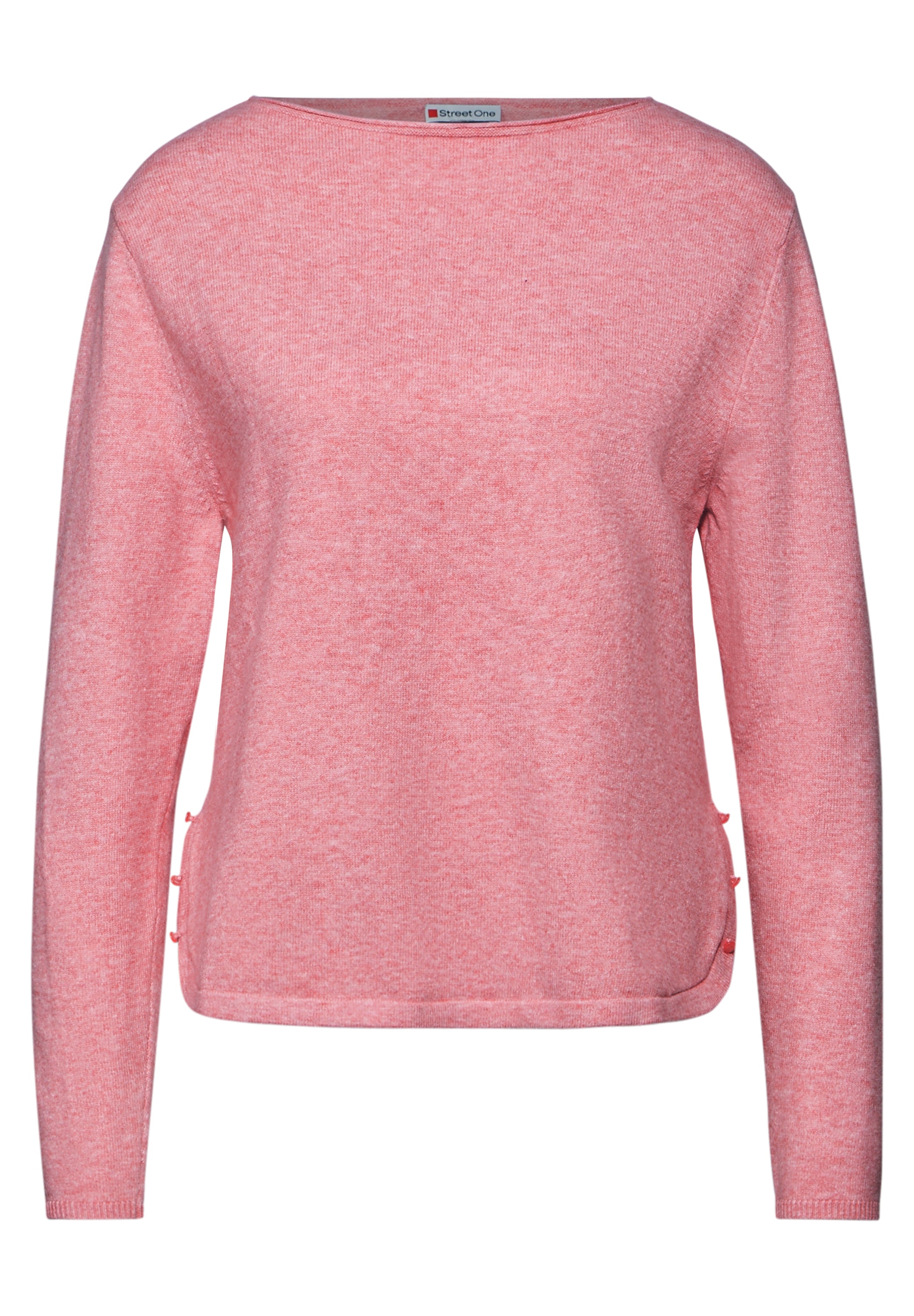 STREET ONE Strickpullover, mit Seitlichen Schlitzen