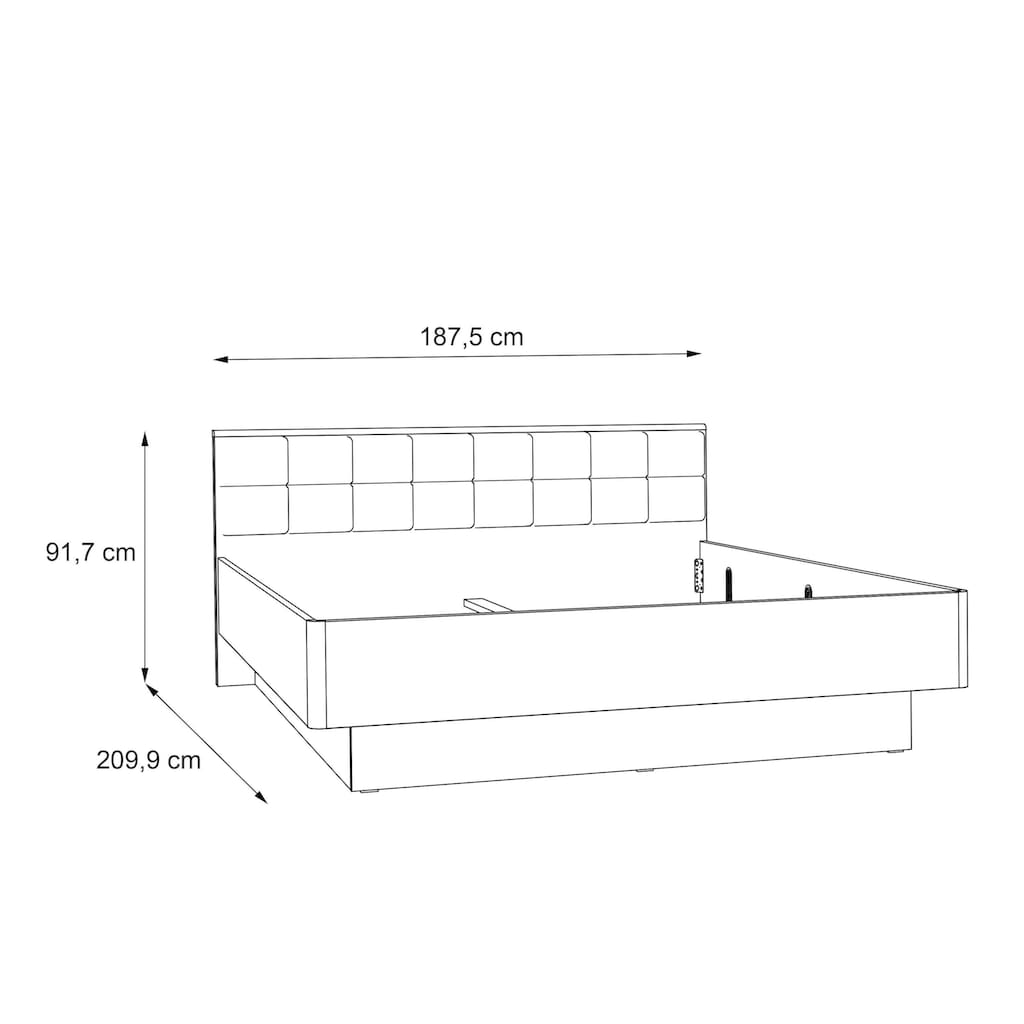 FORTE Futonbett »Clif«