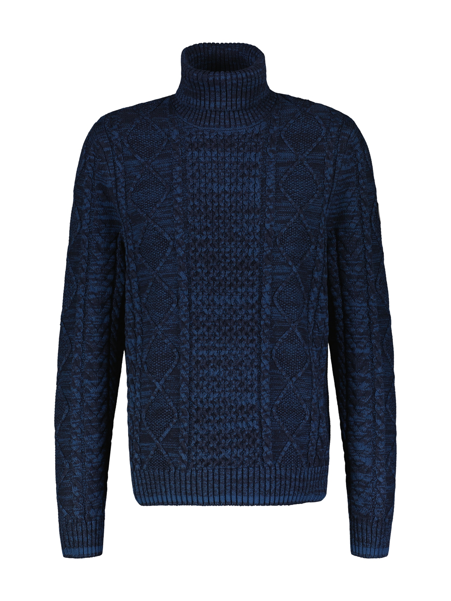 Strickpullover »LERROS Jacquard-Rollkragenpullover«