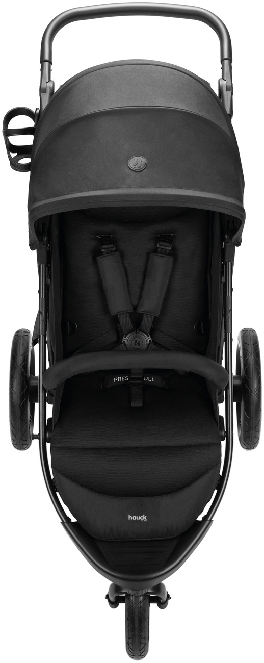 Hauck Kinder-Buggy »Dreiradbuggy, Rapid 3 Air, black«, 22 kg, mit schwenk/feststellbarem Vorderrad; Lufträder; bis 22 kg belastbar