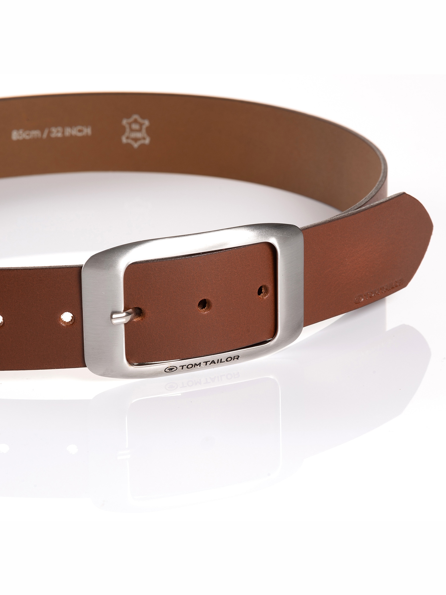 TOM TAILOR Ledergürtel »TTAMY« 1 Stk. 4 cm breiter Damengürtel, modisch vielseitig