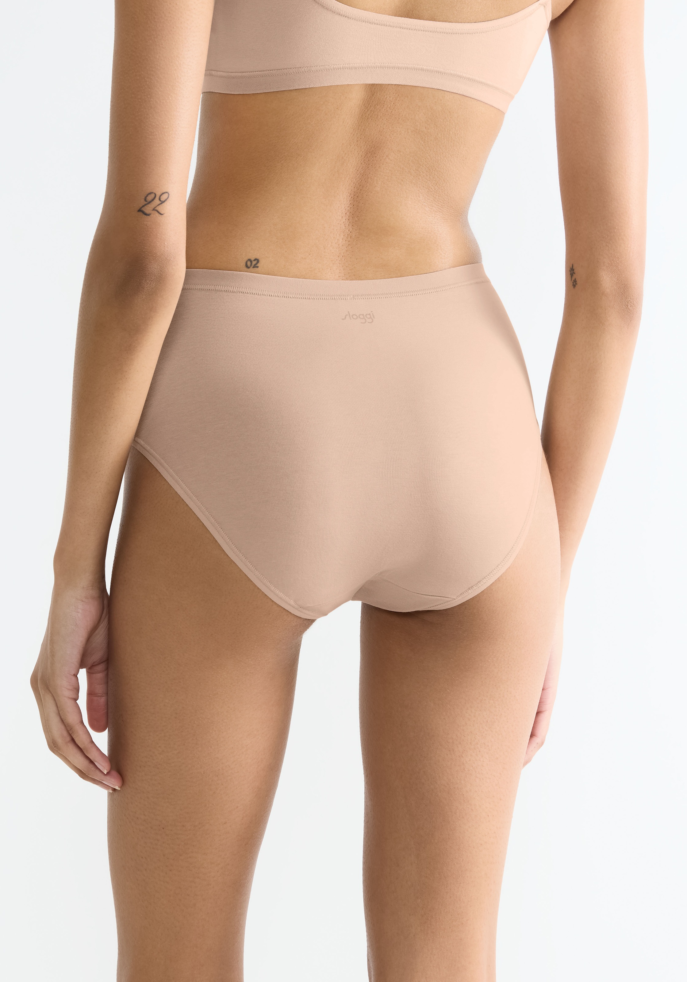 sloggi Slip »GO Daily Cotton Midi 3P«, (3er Pack), glanzeffekt Details