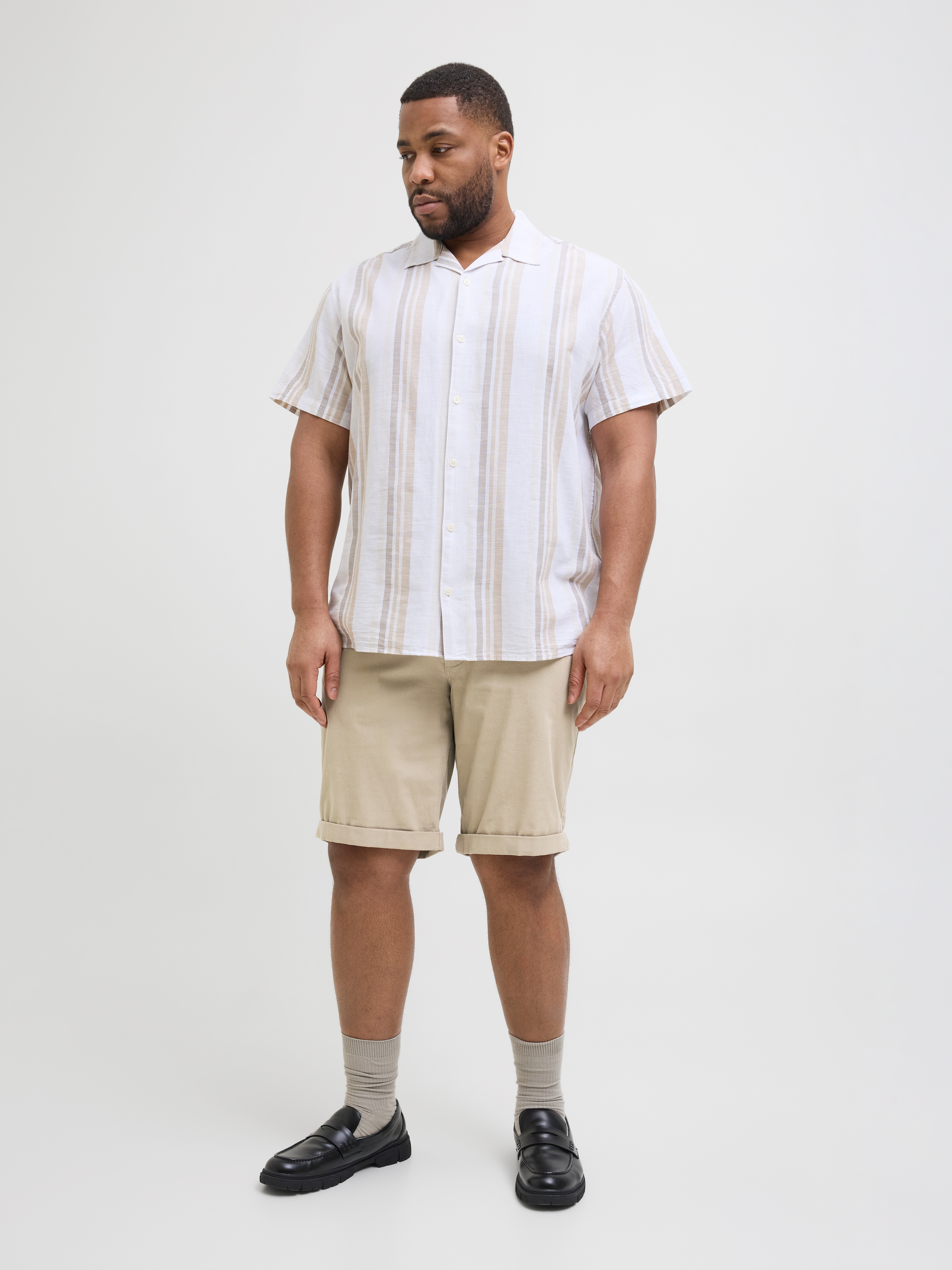 Jack & Jones PlusSize Chinoshorts »JPSTDAVE JJCHINO SHORTS SN AKM PLS«