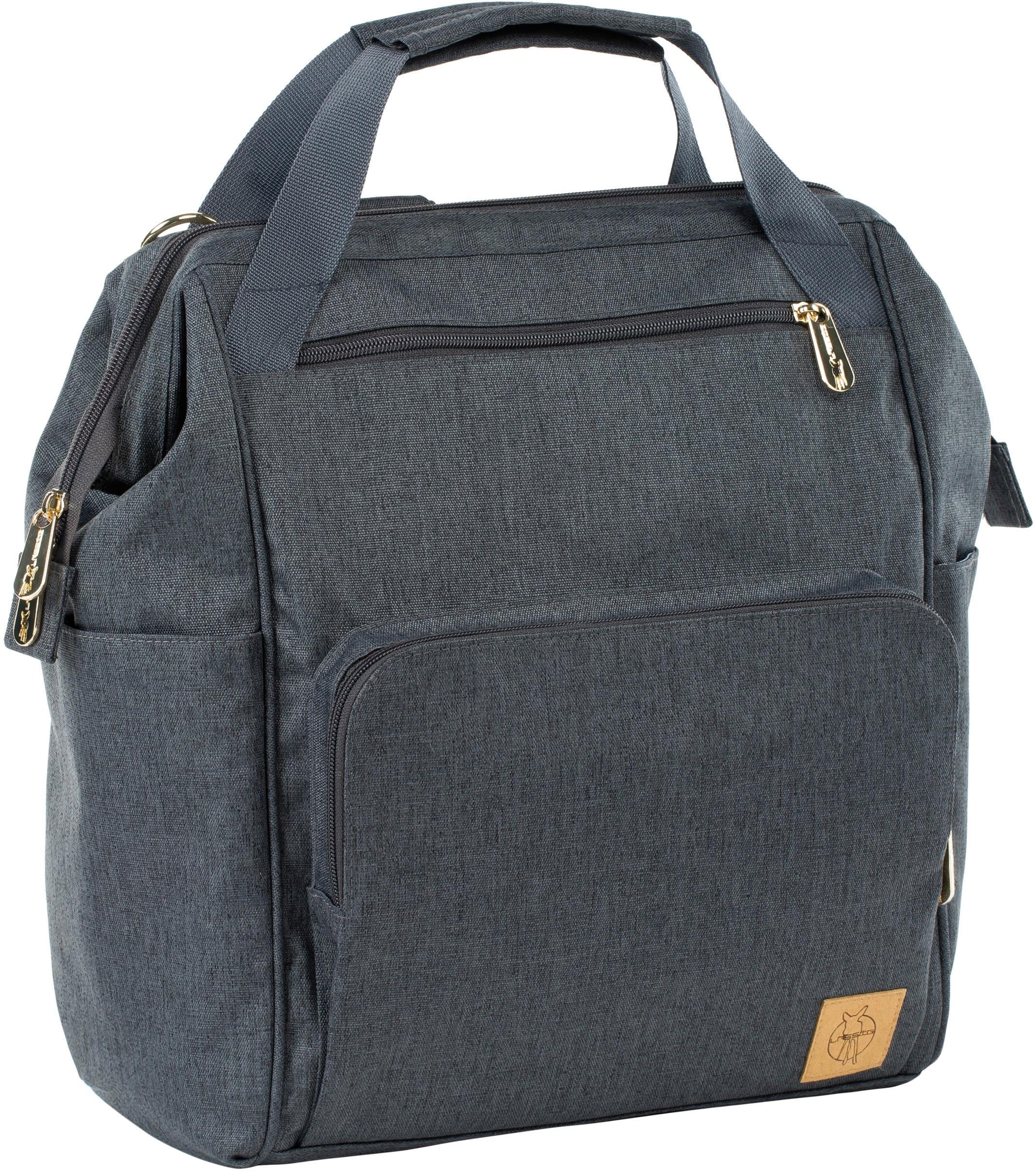 LÄSSIG Wickelrucksack »Glam, Goldie, Backpack Anthracite«, PETA-approved vegan