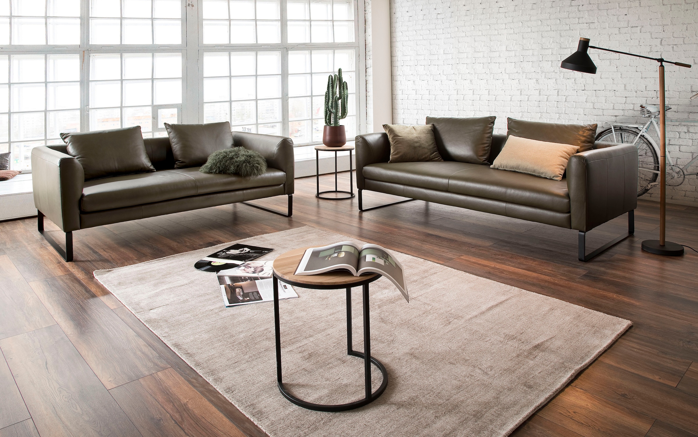 3C Candy 2,5-Sitzer »Avola elegantes Leder Sofa mit tollem Sitzkomfort, bequem«, tolle Details und hochwertige Verarbeitung