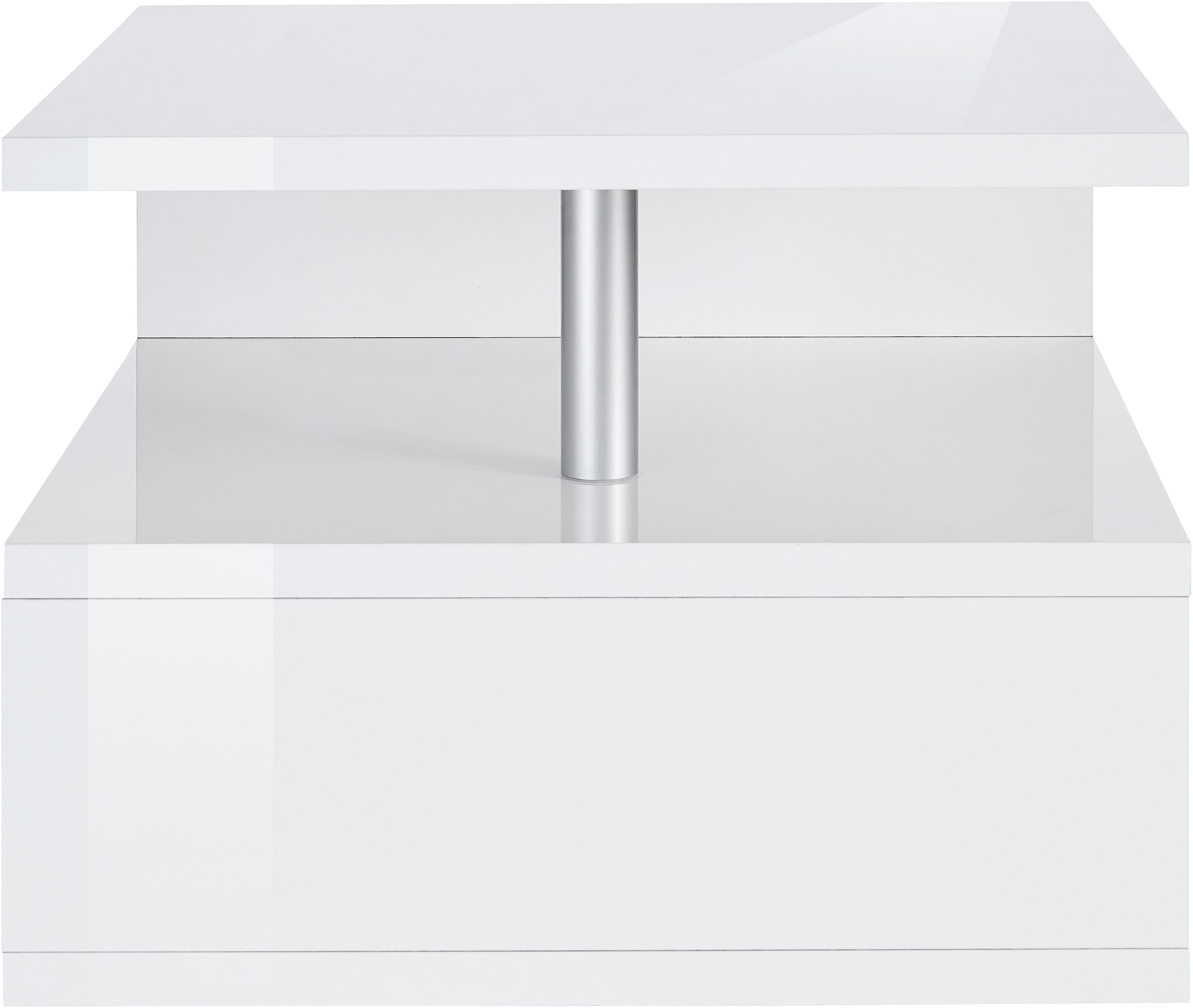 INOSIGN Couchtisch »ZETA- Kaffeetisch, Sofatisch, Wohnzimmertisch, Breite ca. 55 cm«, Made in Italy, mit Ablagemöglichkeit, 55x55 cm