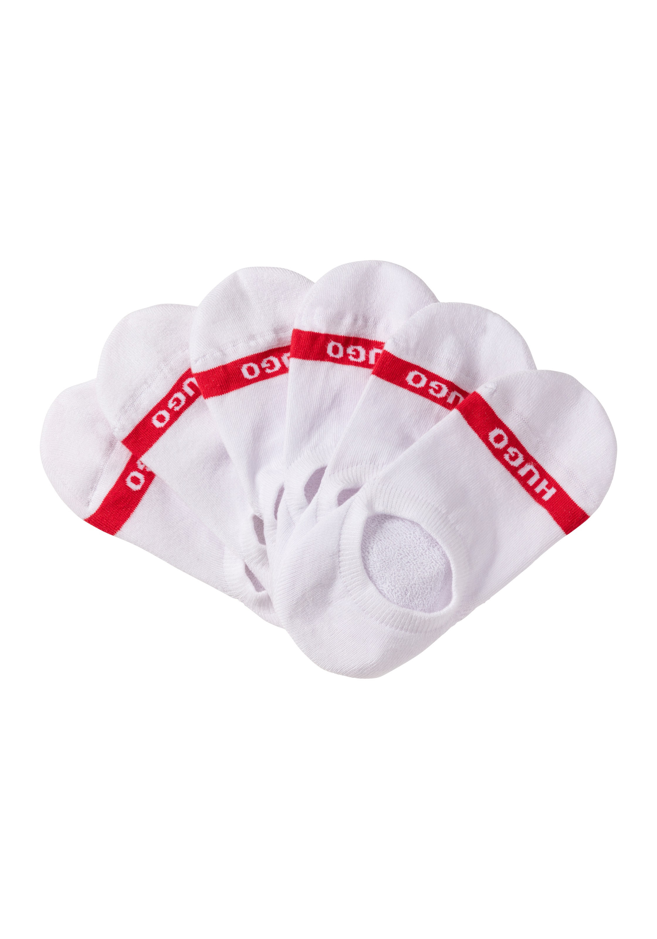 HUGO Underwear Businesssocken »3P LC PLUSH TAPE CC«, (Packung, 3 Paar, 3er), mit HUGO Logostickerei auf rotem Farbstreifen