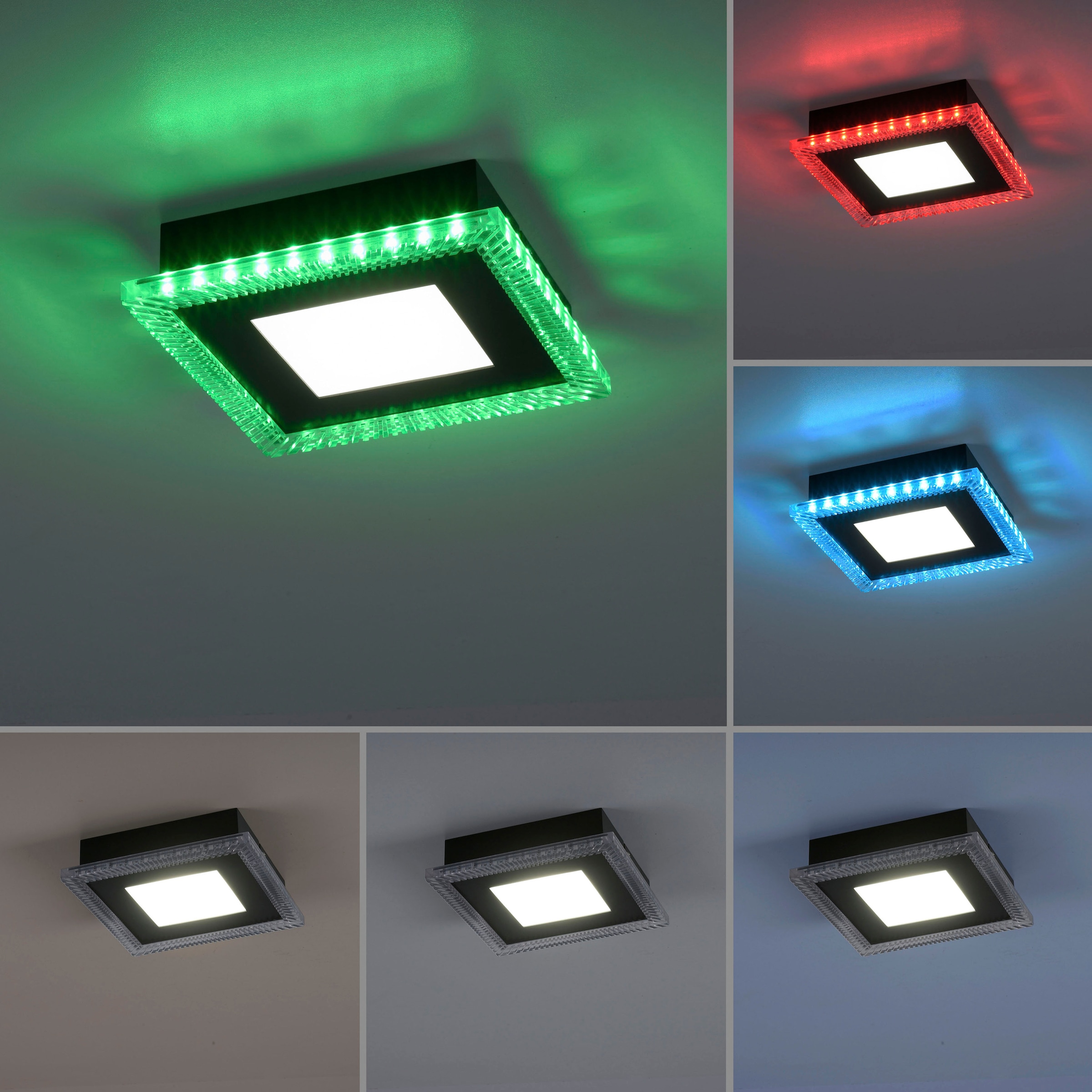 3 LED Deckenleuchte Garantie online 2 Leuchten Direkt mit Jahren flammig-flammig »ACRI«, XXL | kaufen