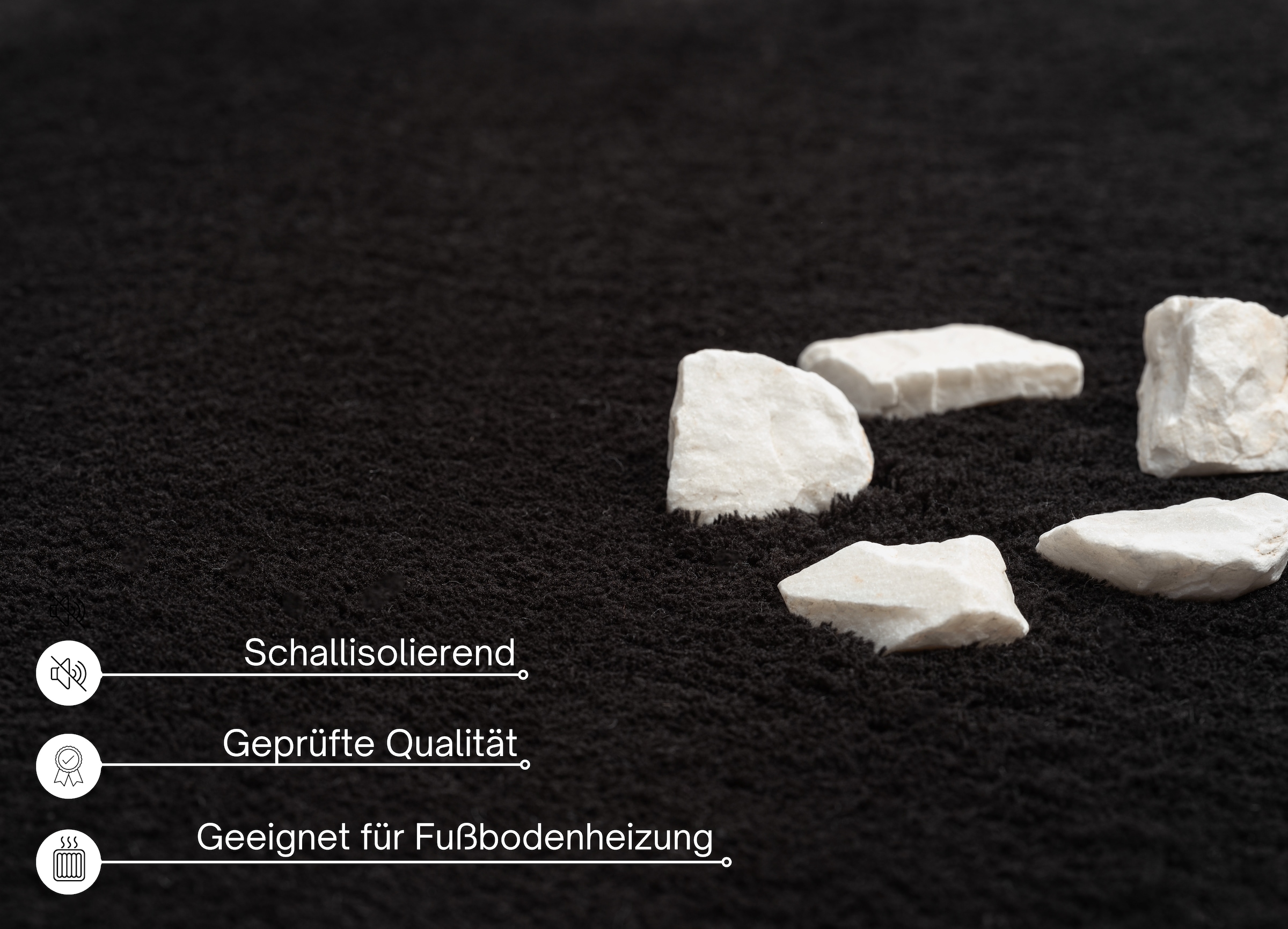 my home Teppich »Arabell, Kunstfellteppich«, rechteckig, 16 mm Höhe, flauschig, kuschelig, Felloptik, Anti-Rutsch-Unterseite, Waschbar