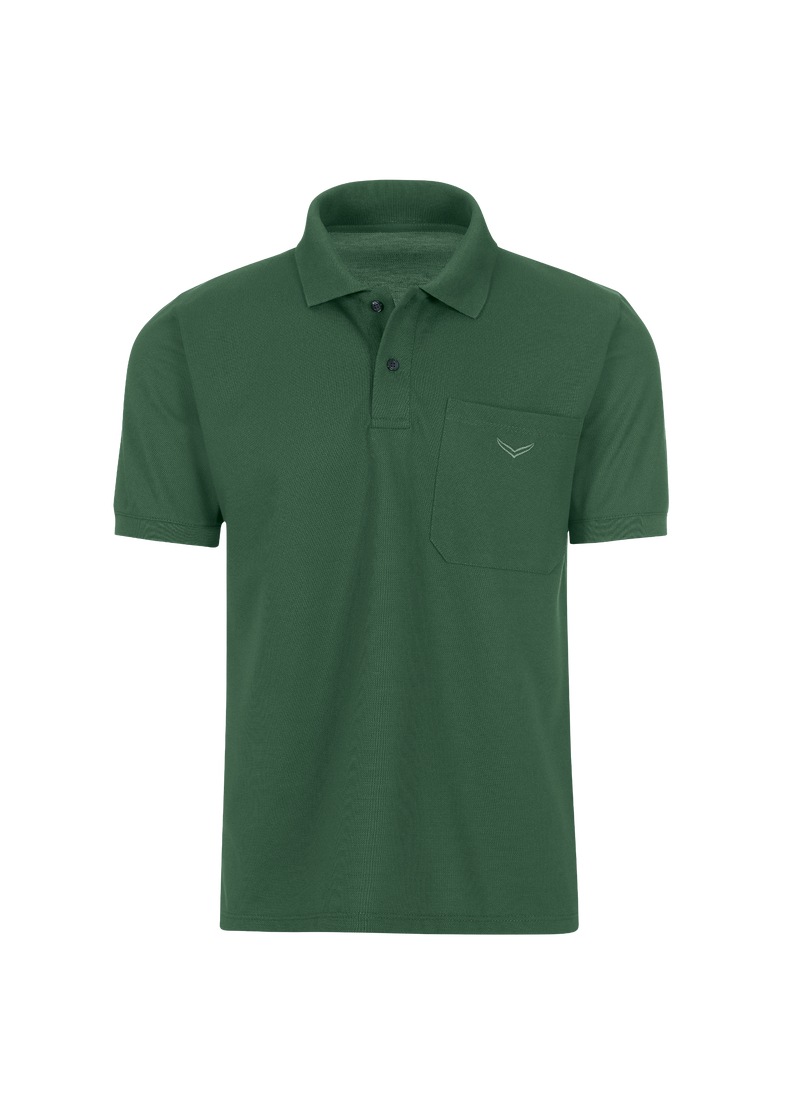 Trigema Poloshirt »TRIGEMA Polohemd mit Brusttasche«, (1 tlg.)